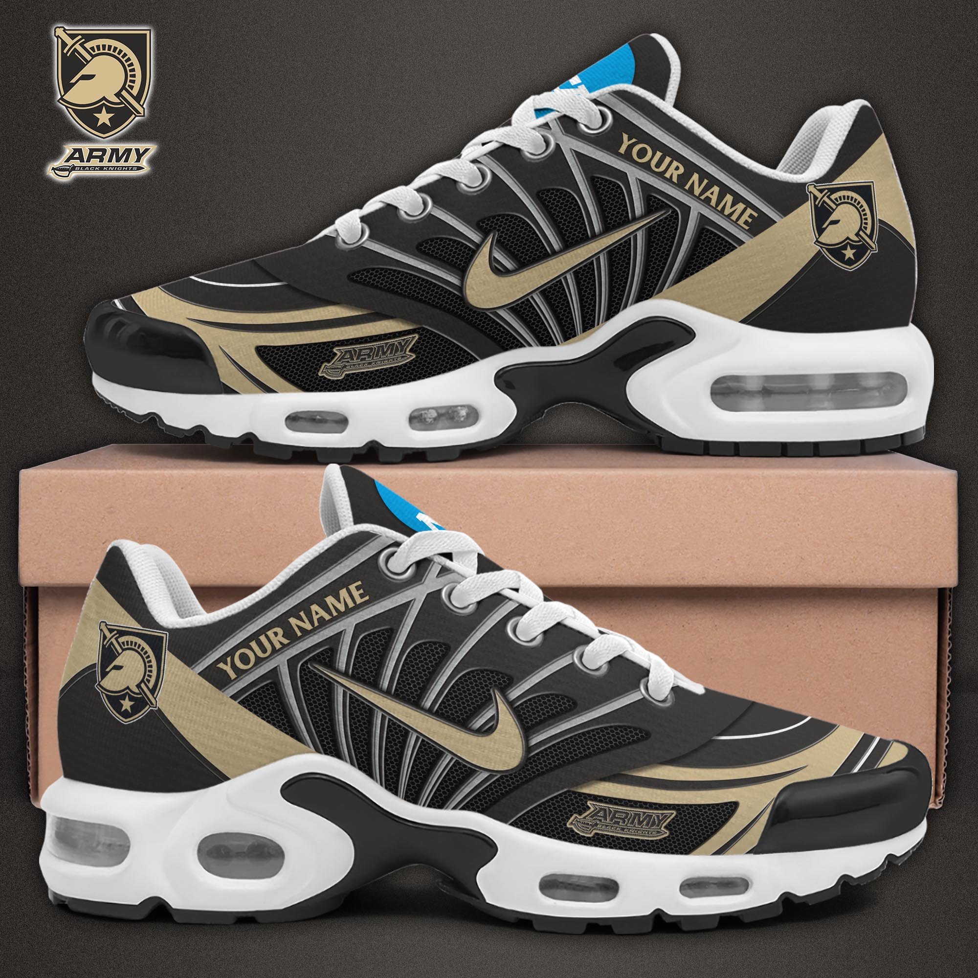 Army Black Knights TN Shoes 2025 Version Custom Name, Sport Shoes For Fan, Fan Gifts EHIVM-04091703