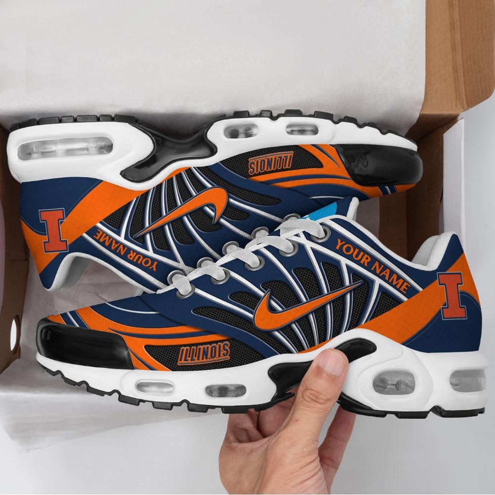 Alternative view of Illinois Fighting Illini TN Shoes 2025 Version Custom Name, Sport Shoes For Fan, Fan Gifts EHIVM-04091703