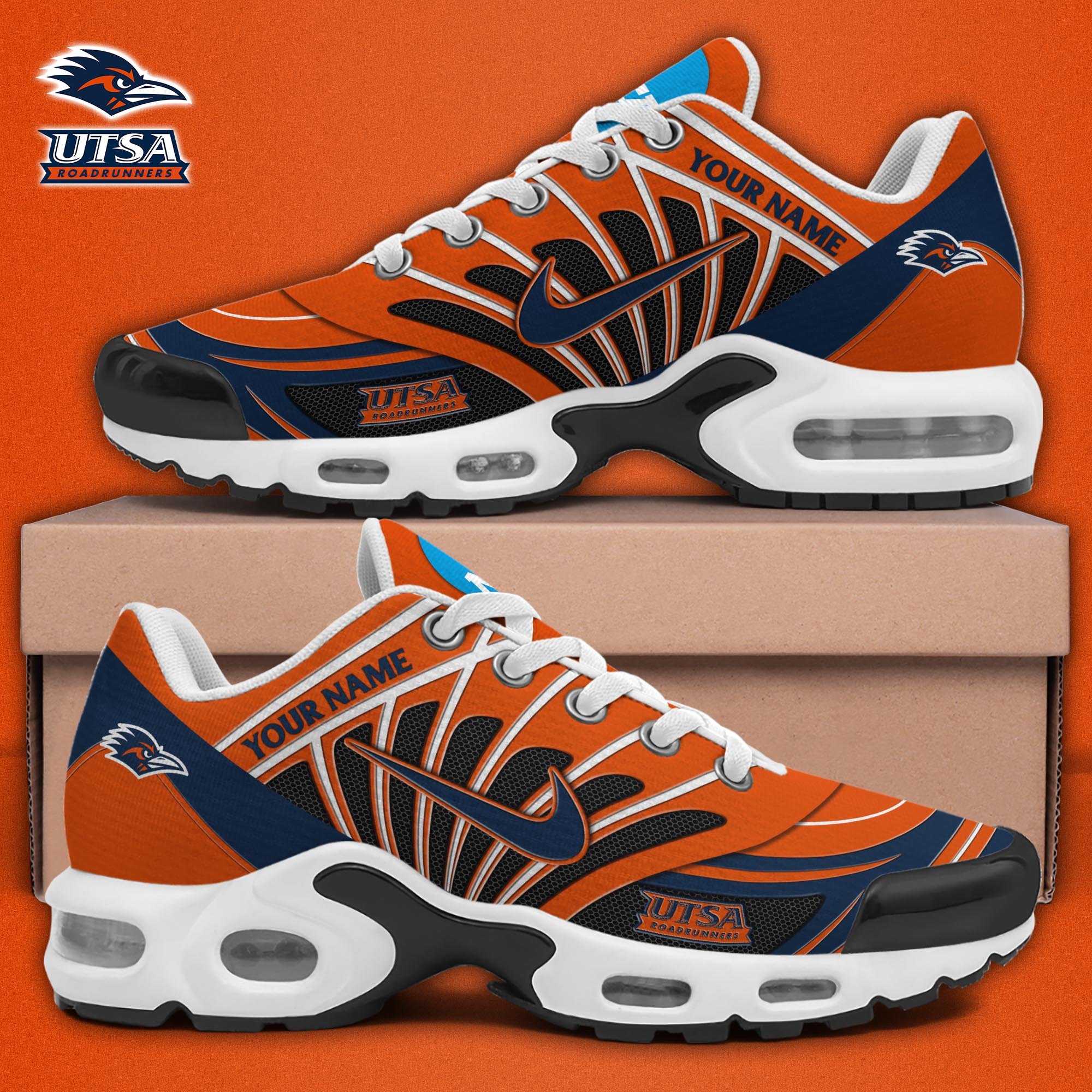UTSA Roadrunners TN Shoes 2025 Version Custom Name, Sport Shoes For Fan, Fan Gifts EHIVM-04091703