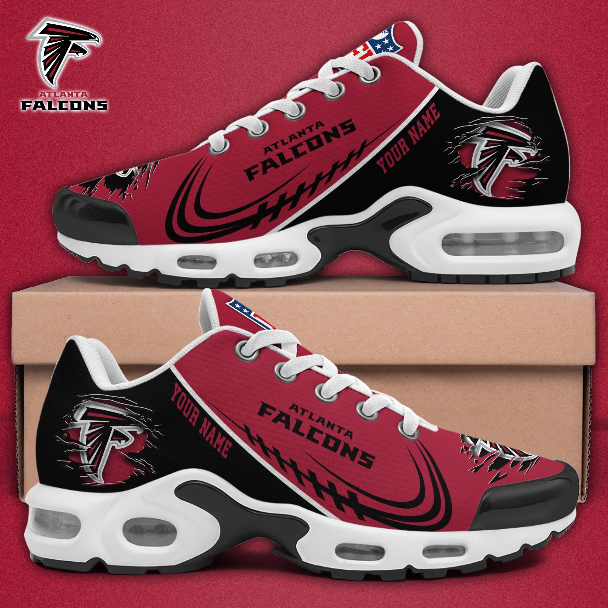 Atlanta Falcons TN Shoes 2025 Version Custom Name, Sport Shoes For Fan, Fan Gifts EHIVM-04091680