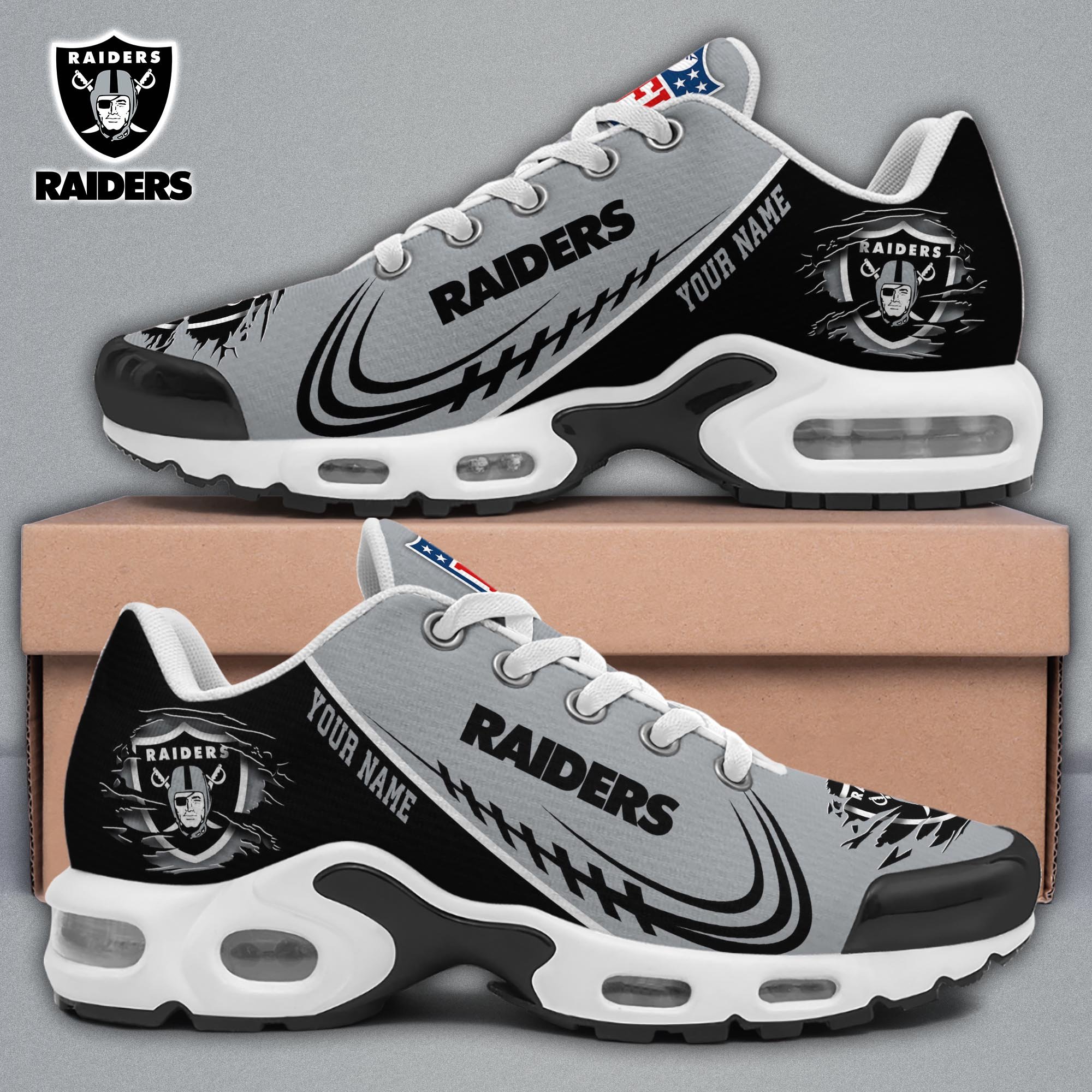 Las Vegas Raiders TN Shoes 2025 Version Custom Name, Sport Shoes For Fan, Fan Gifts EHIVM-04091680