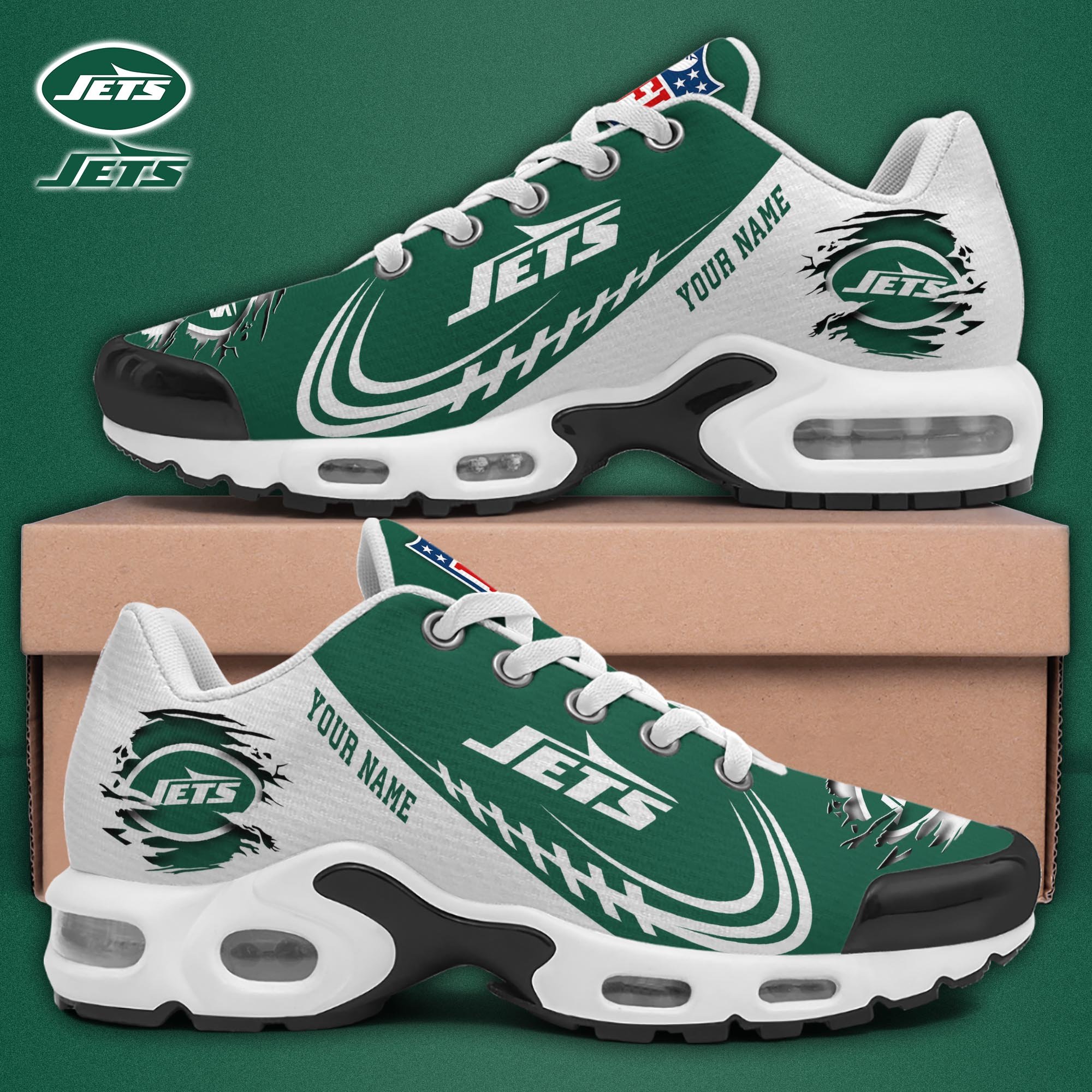 New York Jets TN Shoes 2025 Version Custom Name, Sport Shoes For Fan, Fan Gifts EHIVM-04091680