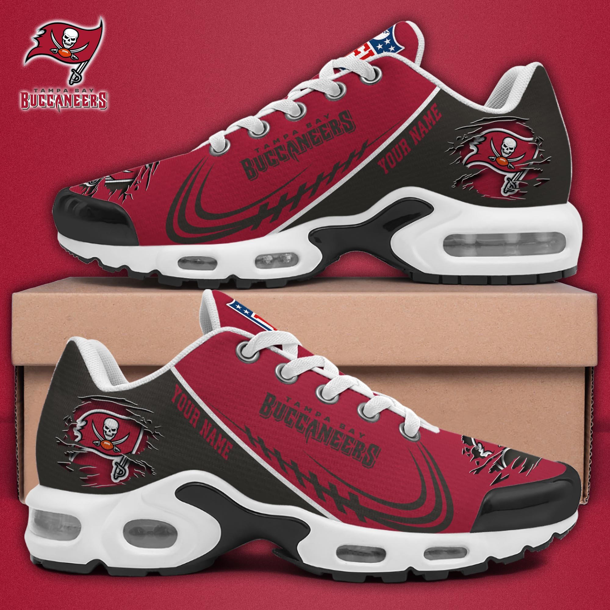 Tampa Bay Buccaneers TN Shoes 2025 Version Custom Name, Sport Shoes For Fan, Fan Gifts EHIVM-04091680