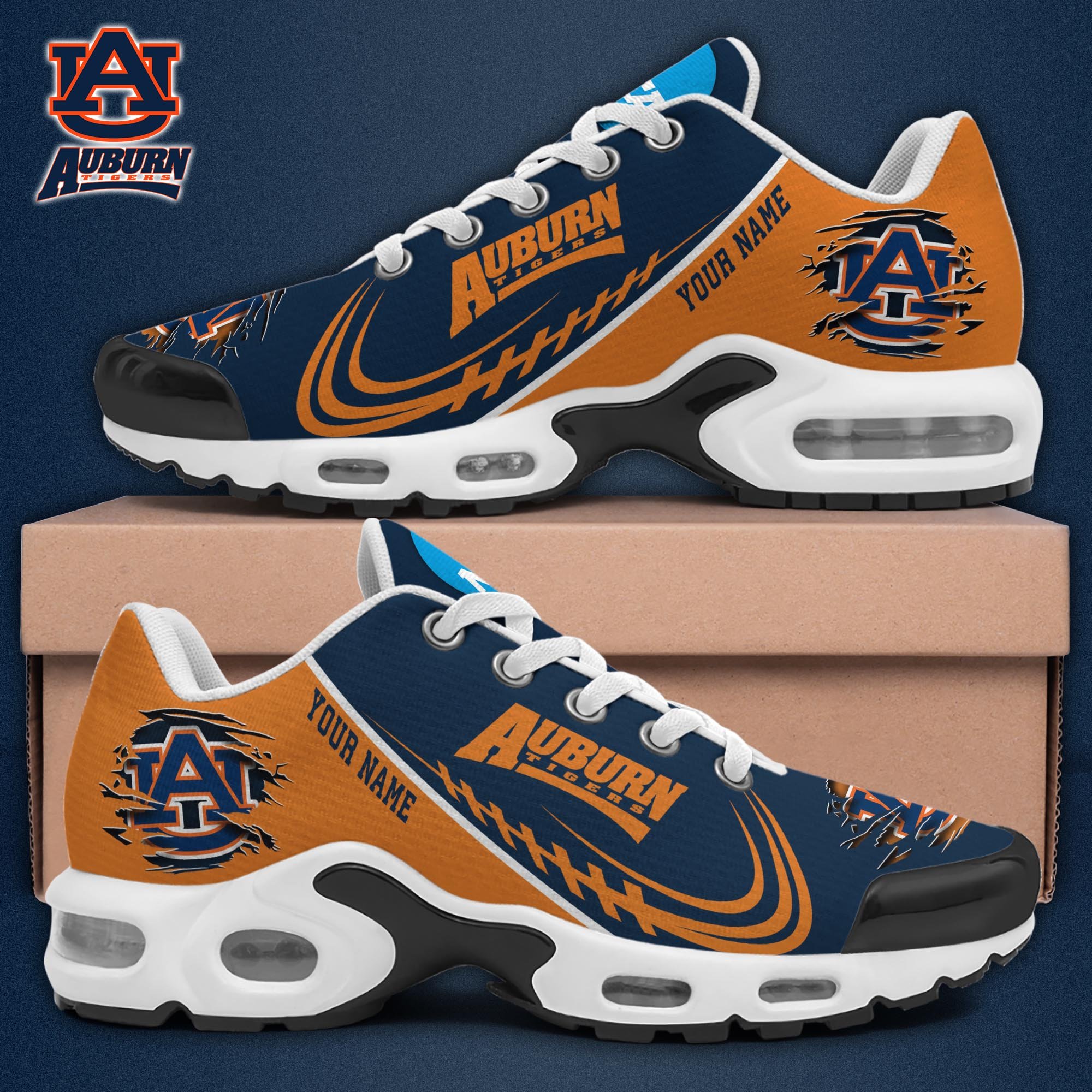 Auburn Tigers TN Shoes 2025 Version Custom Name, Sport Shoes For Fan, Fan Gifts EHIVM-04141805