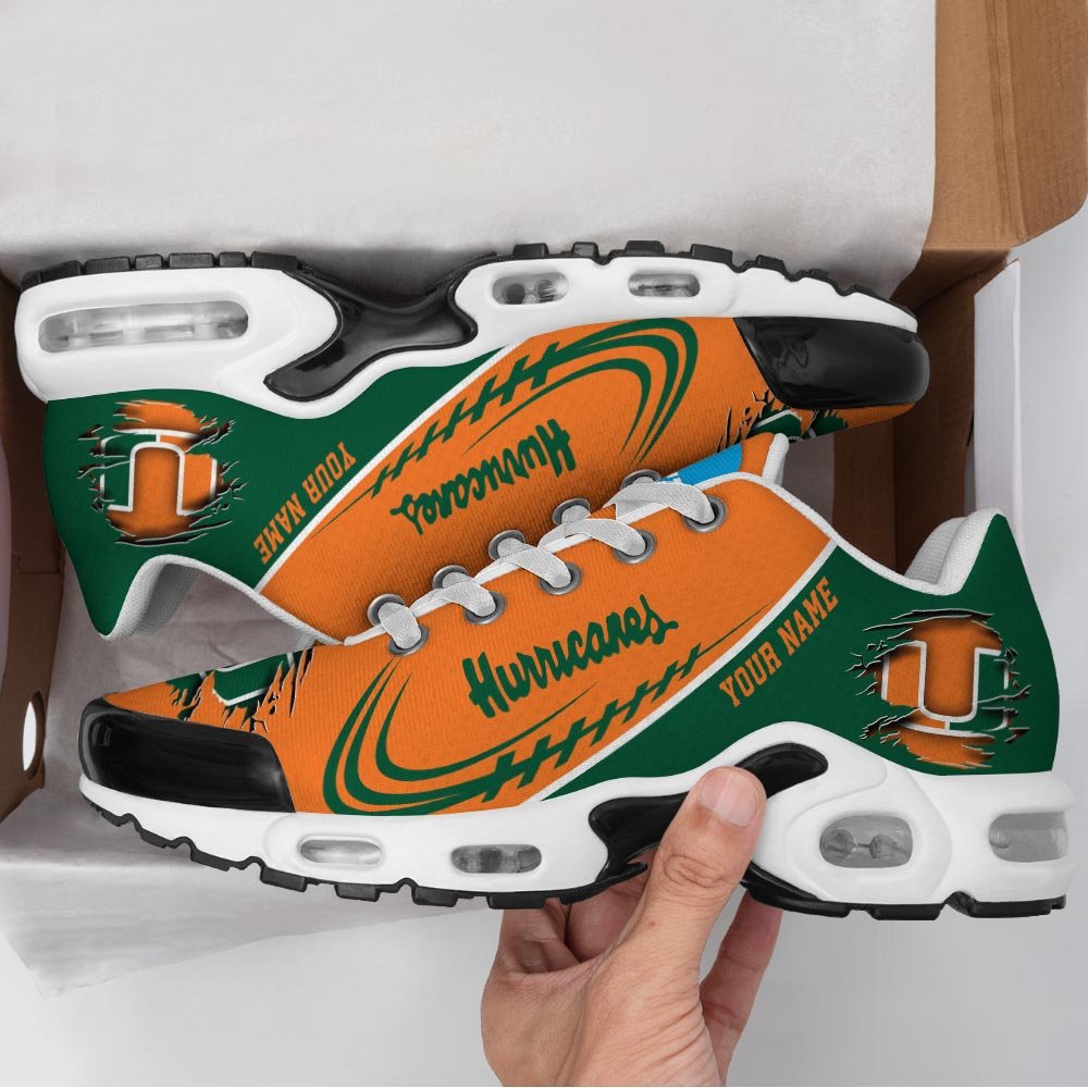 Alternative view of Miami Hurricanes TN Shoes 2025 Version Custom Name, Sport Shoes For Fan, Fan Gifts EHIVM-04141805