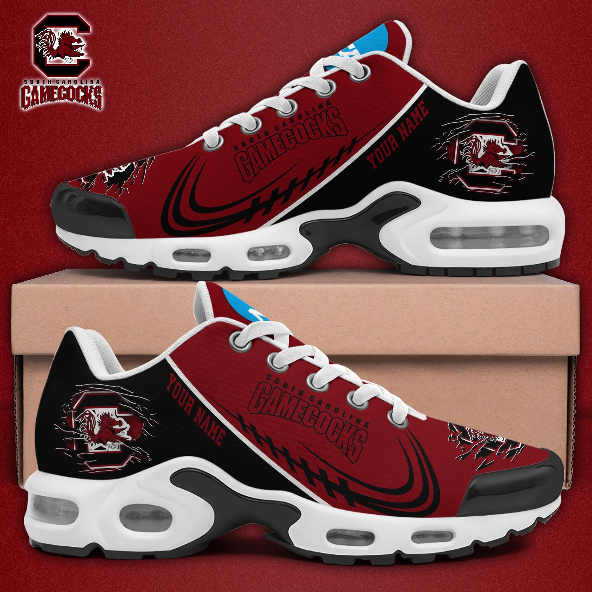 South Carolina Gamecocks TN Shoes 2025 Version Custom Name, Sport Shoes For Fan, Fan Gifts EHIVM-04141805