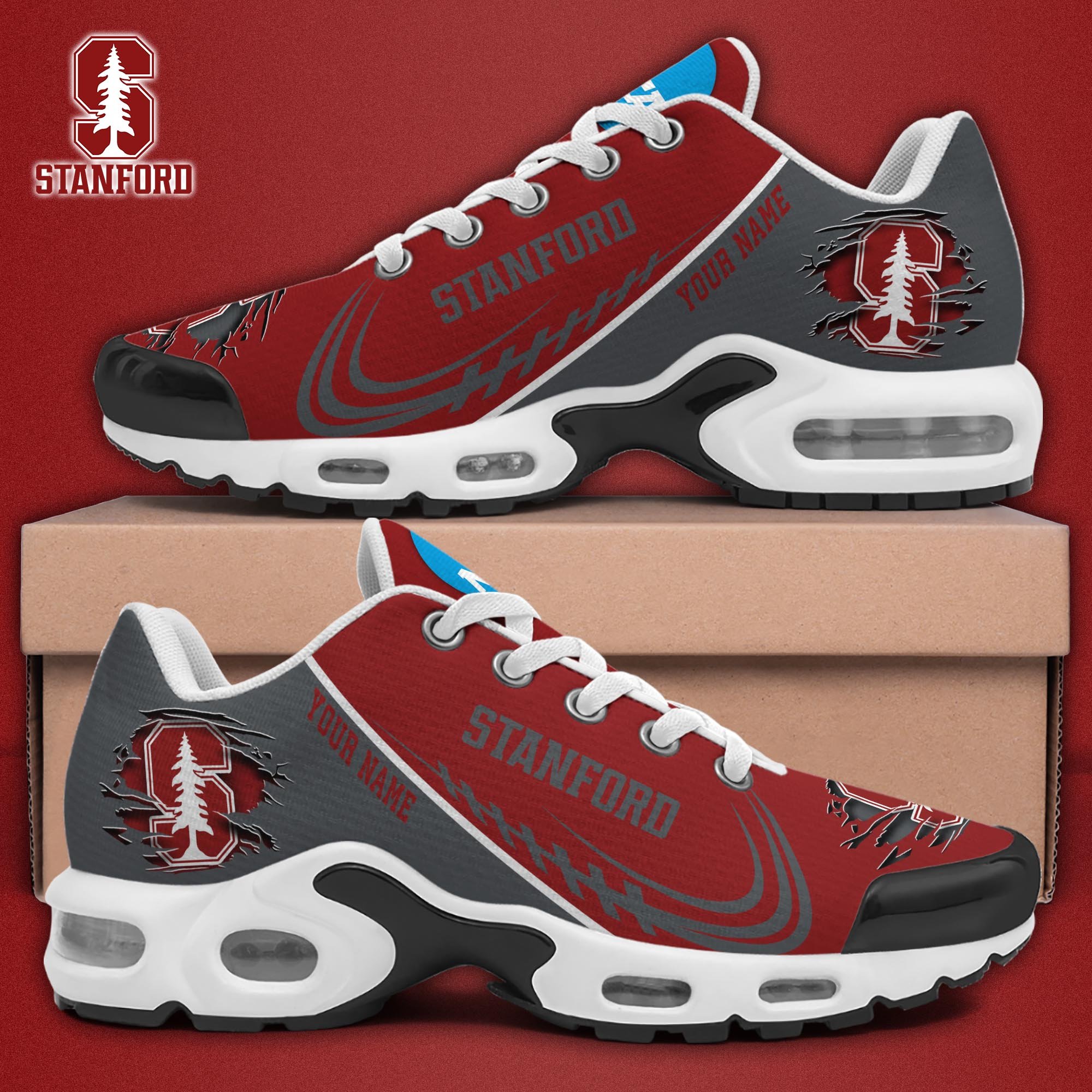 Stanford Cardinal TN Shoes 2025 Version Custom Name, Sport Shoes For Fan, Fan Gifts EHIVM-04141805