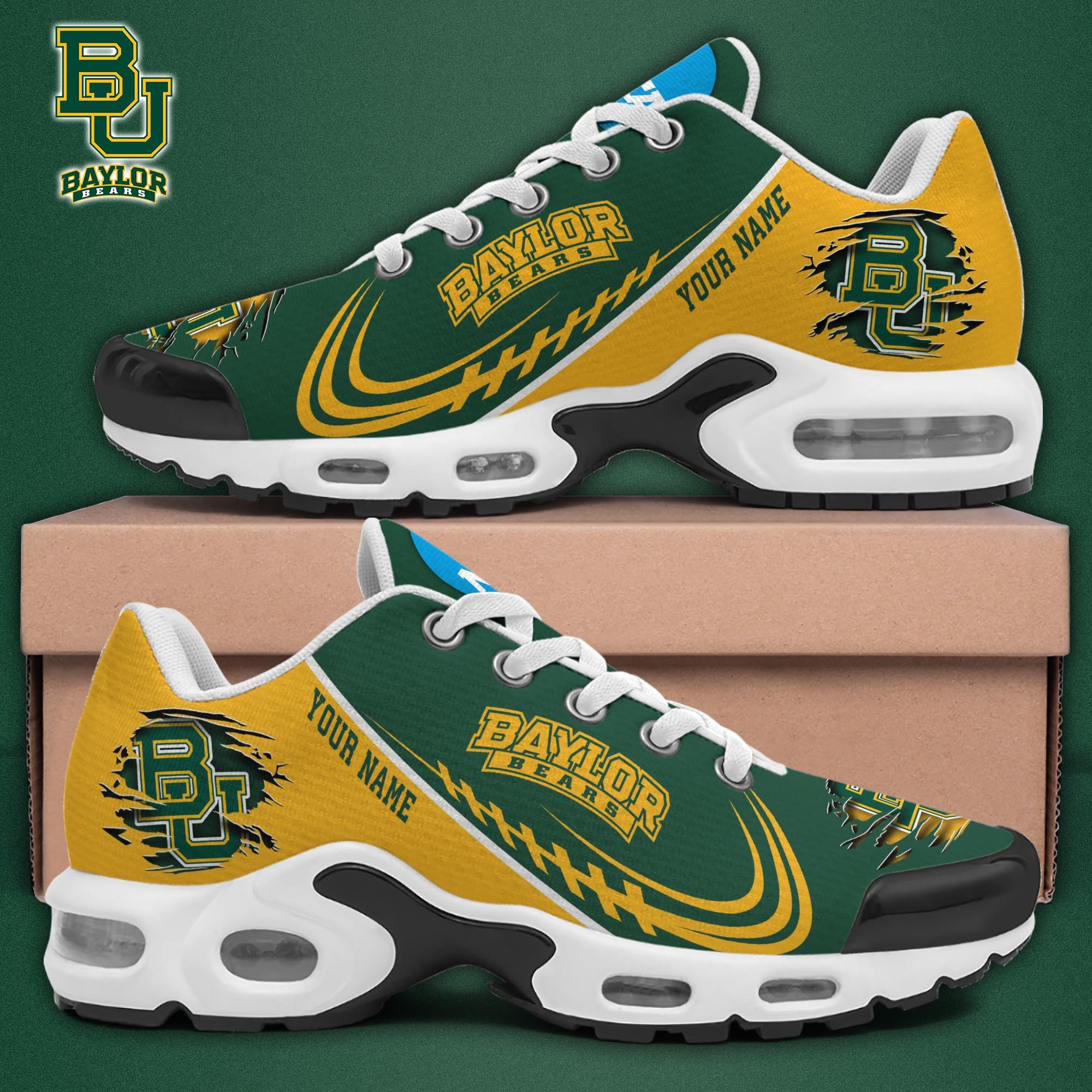 Baylor Bears TN Shoes 2025 Version Custom Name, Sport Shoes For Fan, Fan Gifts EHIVM-04141805