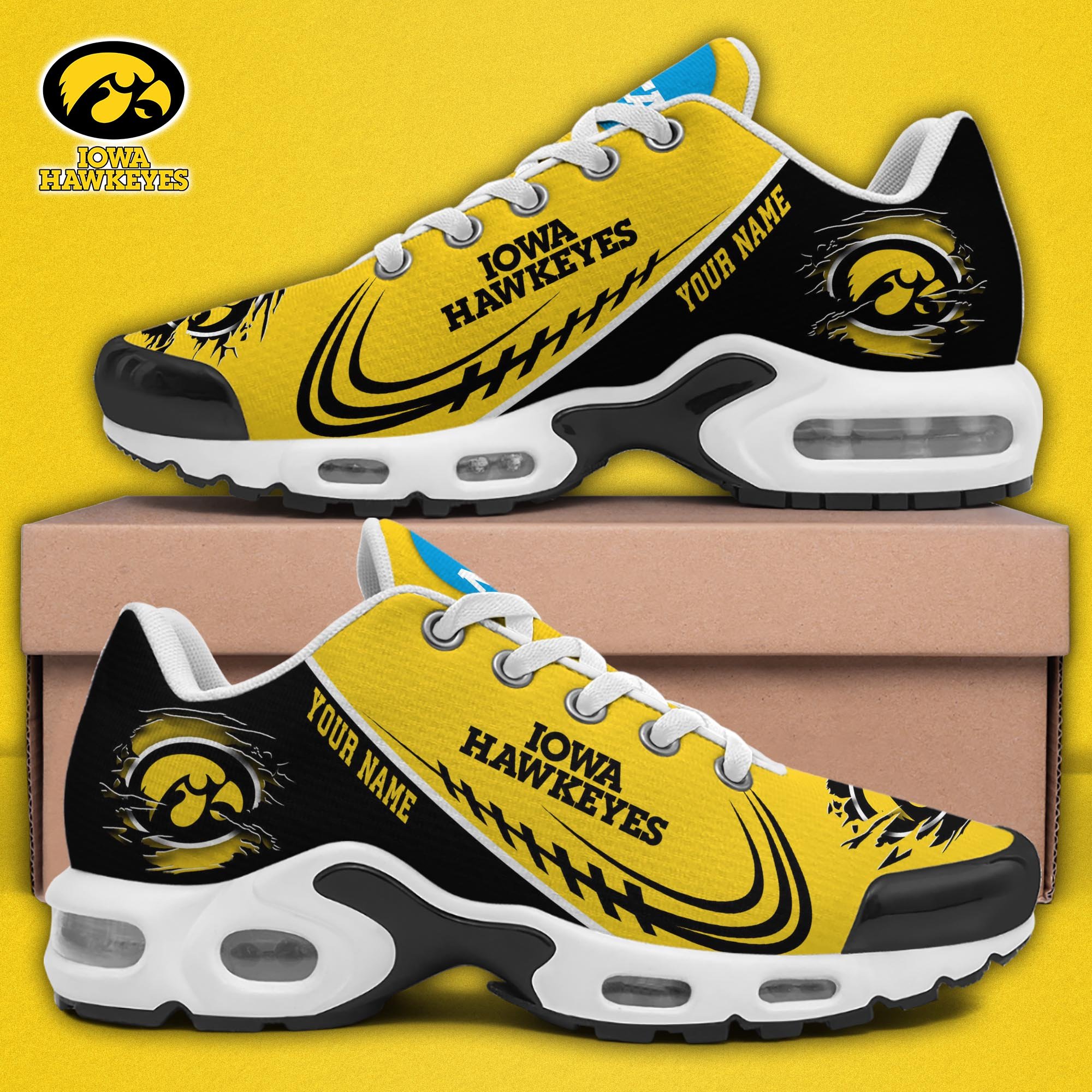 Iowa Hawkeyes TN Shoes 2025 Version Custom Name, Sport Shoes For Fan, Fan Gifts EHIVM-04141805