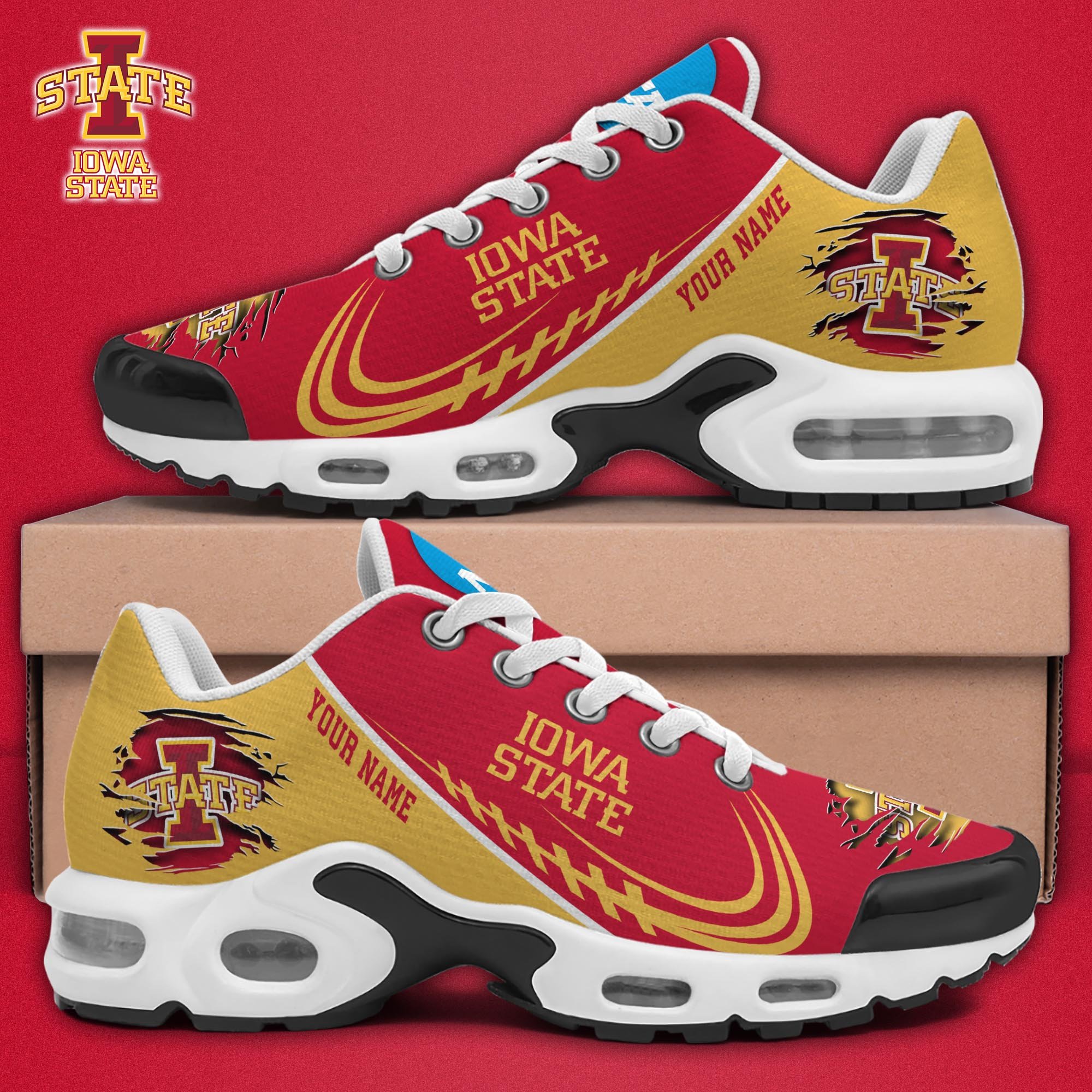 Iowa State Cyclones TN Shoes 2025 Version Custom Name, Sport Shoes For Fan, Fan Gifts EHIVM-04141805
