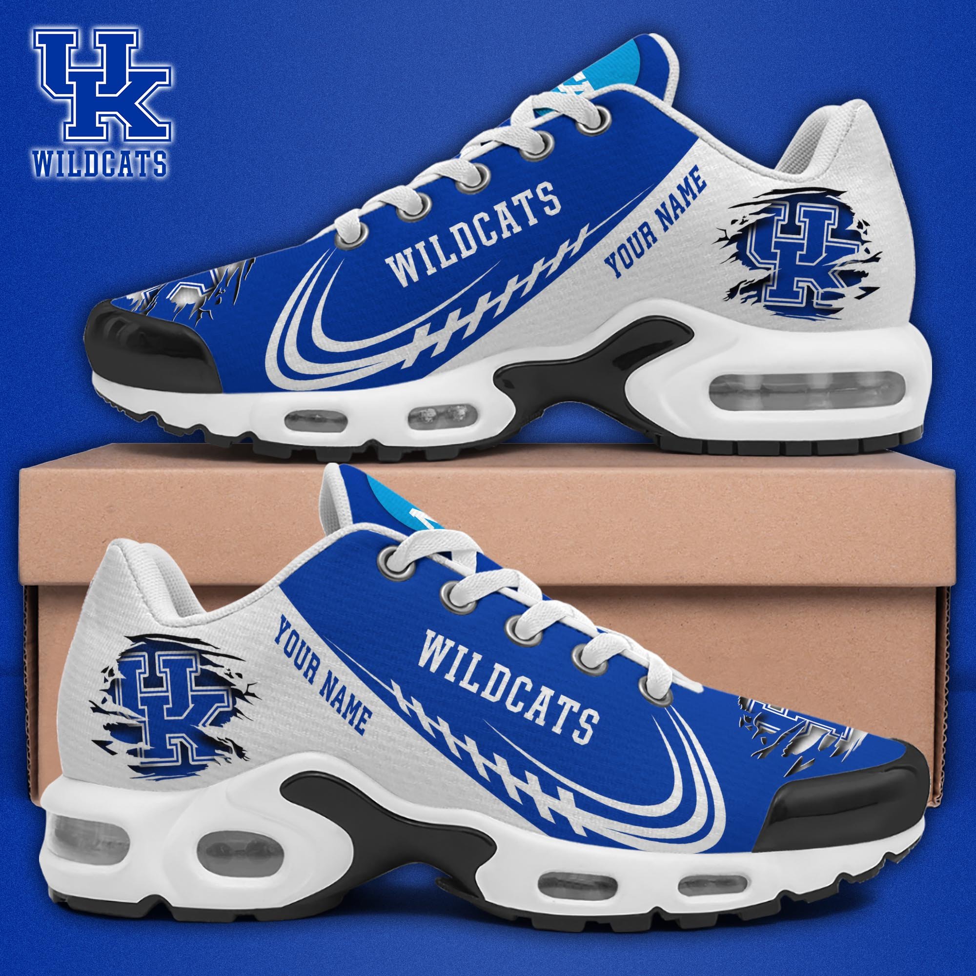 Kentucky Wildcats TN Shoes 2025 Version Custom Name, Sport Shoes For Fan, Fan Gifts EHIVM-04141805
