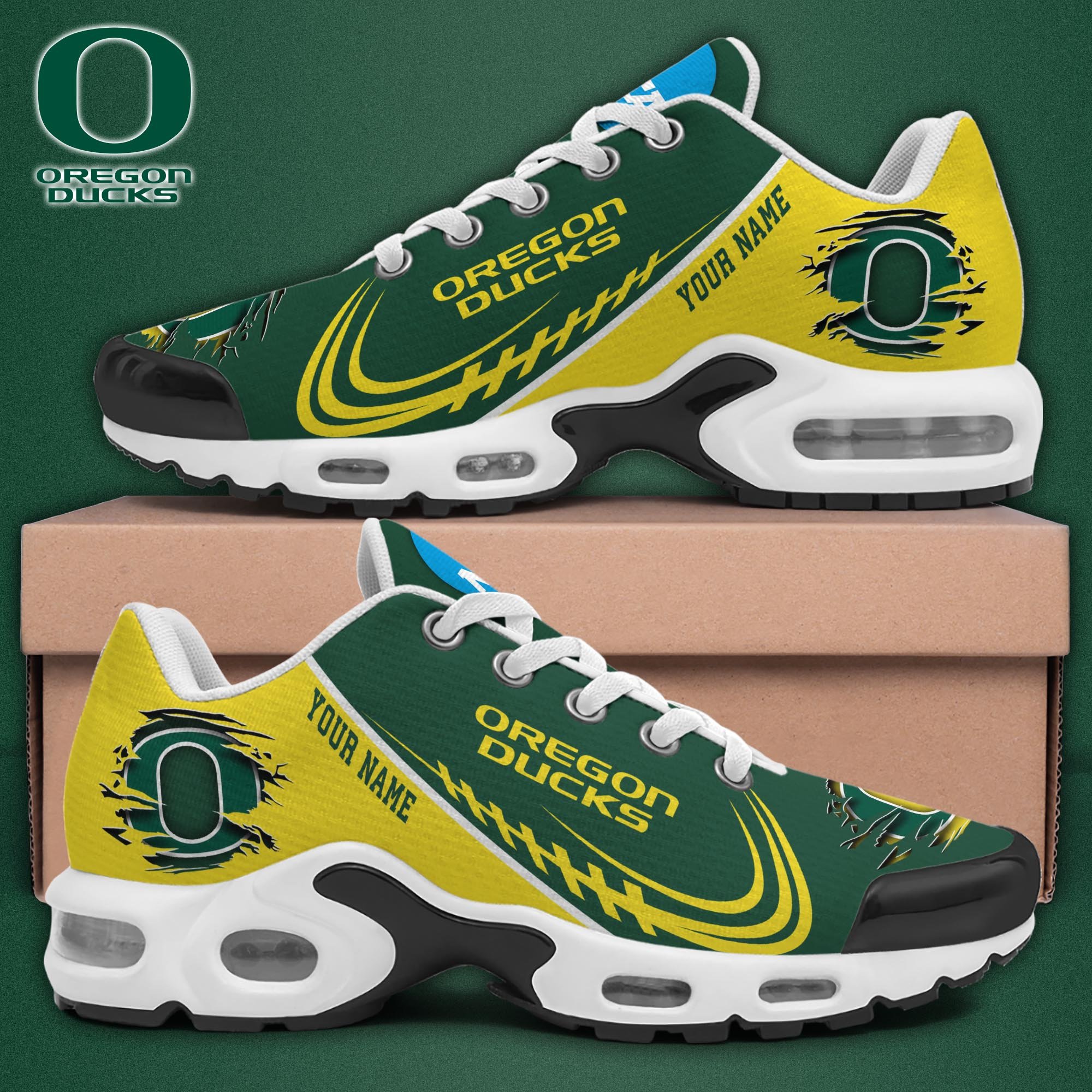Oregon Ducks TN Shoes 2025 Version Custom Name, Sport Shoes For Fan, Fan Gifts EHIVM-04141805