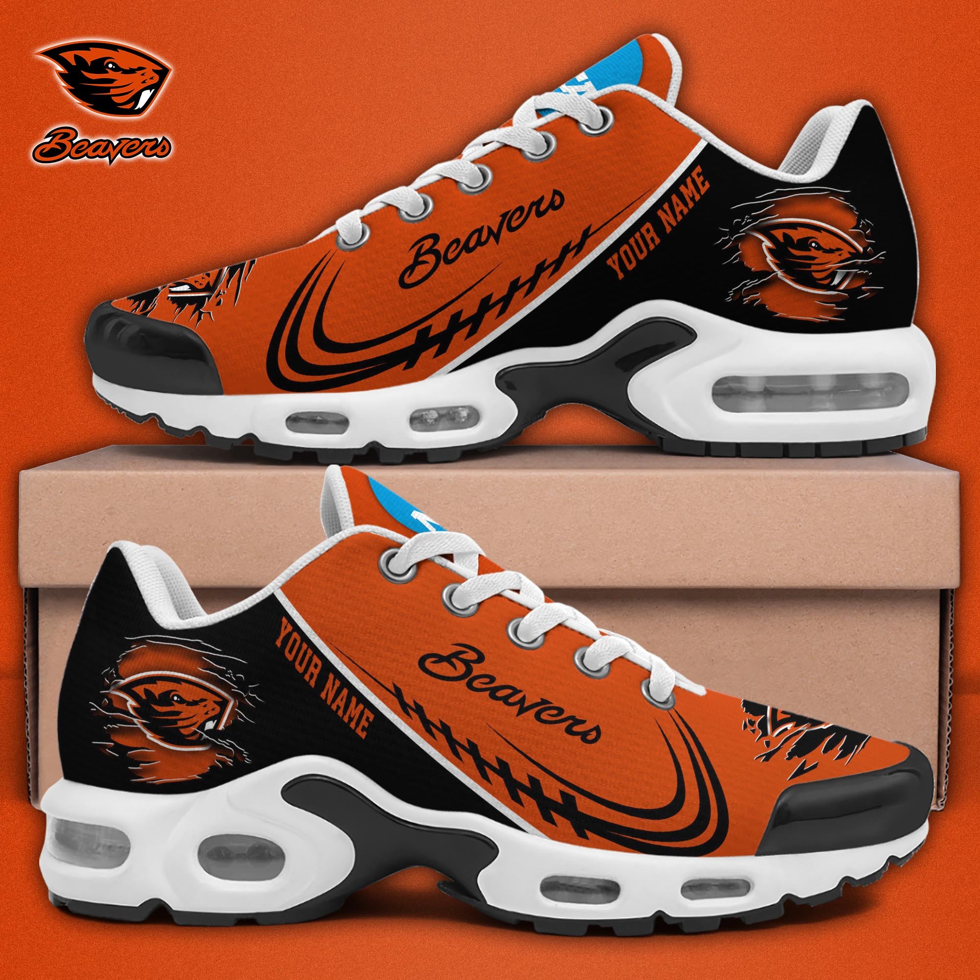 Oregon State Beavers TN Shoes 2025 Version Custom Name, Sport Shoes For Fan, Fan Gifts EHIVM-04141805