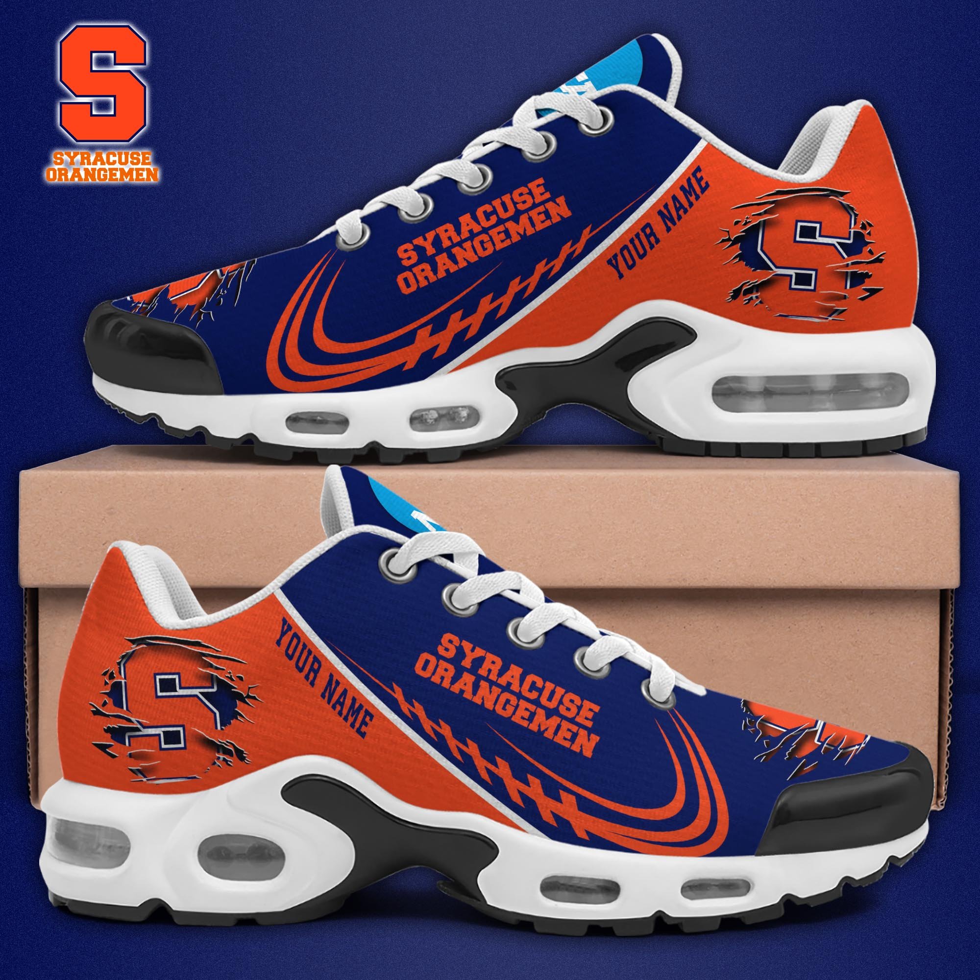 Syracuse Orange TN Shoes 2025 Version Custom Name, Sport Shoes For Fan, Fan Gifts EHIVM-04141805