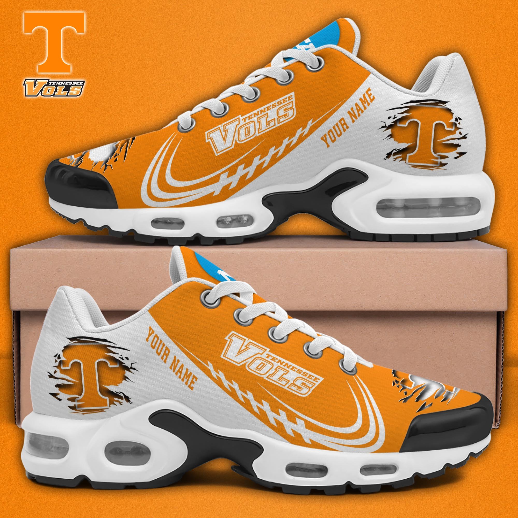 Tennessee Volunteers TN Shoes 2025 Version Custom Name, Sport Shoes For Fan, Fan Gifts EHIVM-04141805