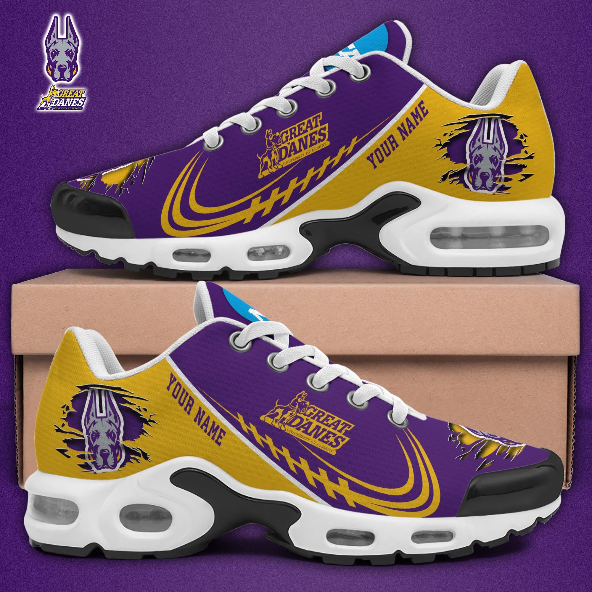 Albany Great Danes TN Shoes 2025 Version Custom Name, Sport Shoes For Fan, Fan Gifts EHIVM-04141805