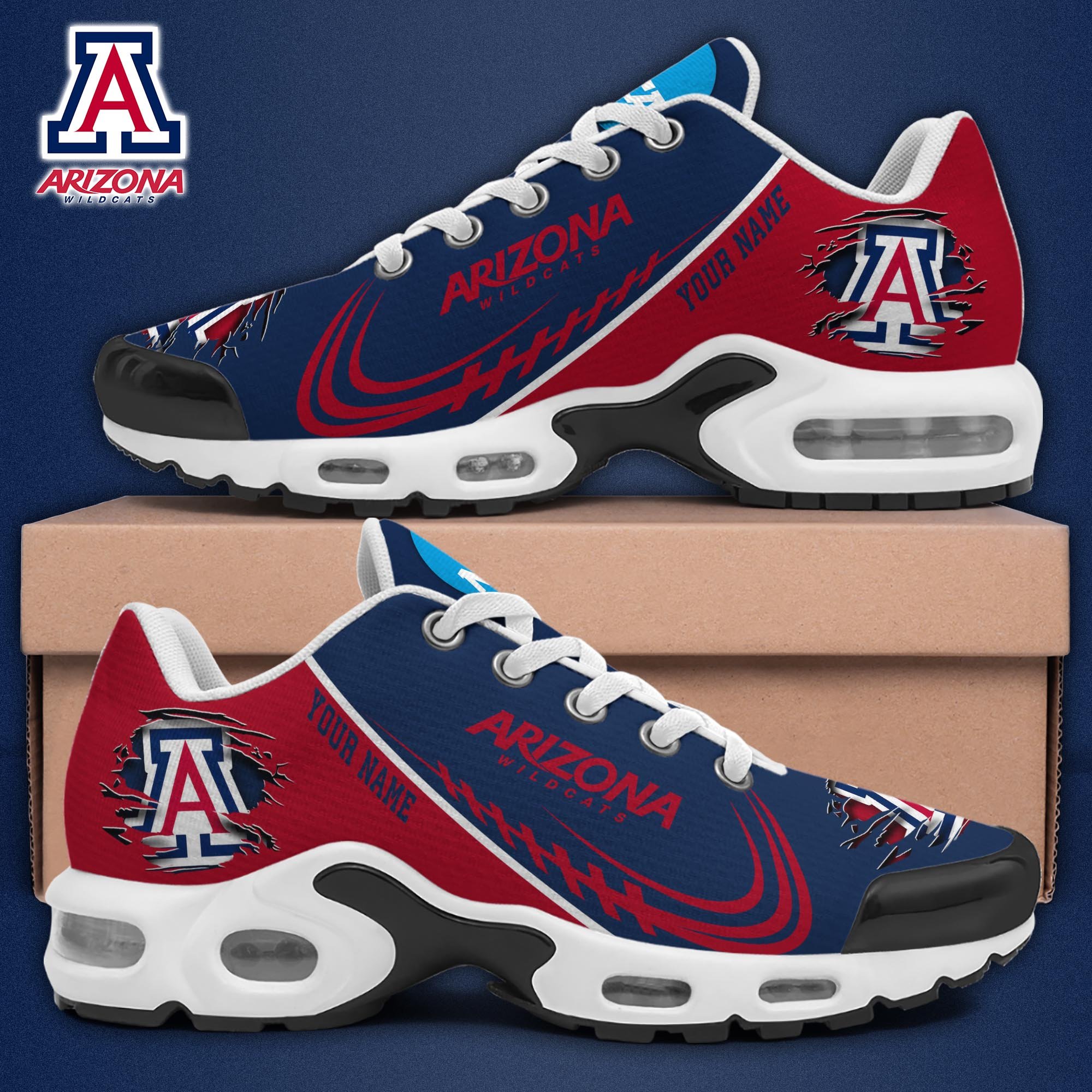 Arizona Wildcats TN Shoes 2025 Version Custom Name, Sport Shoes For Fan, Fan Gifts EHIVM-04141805
