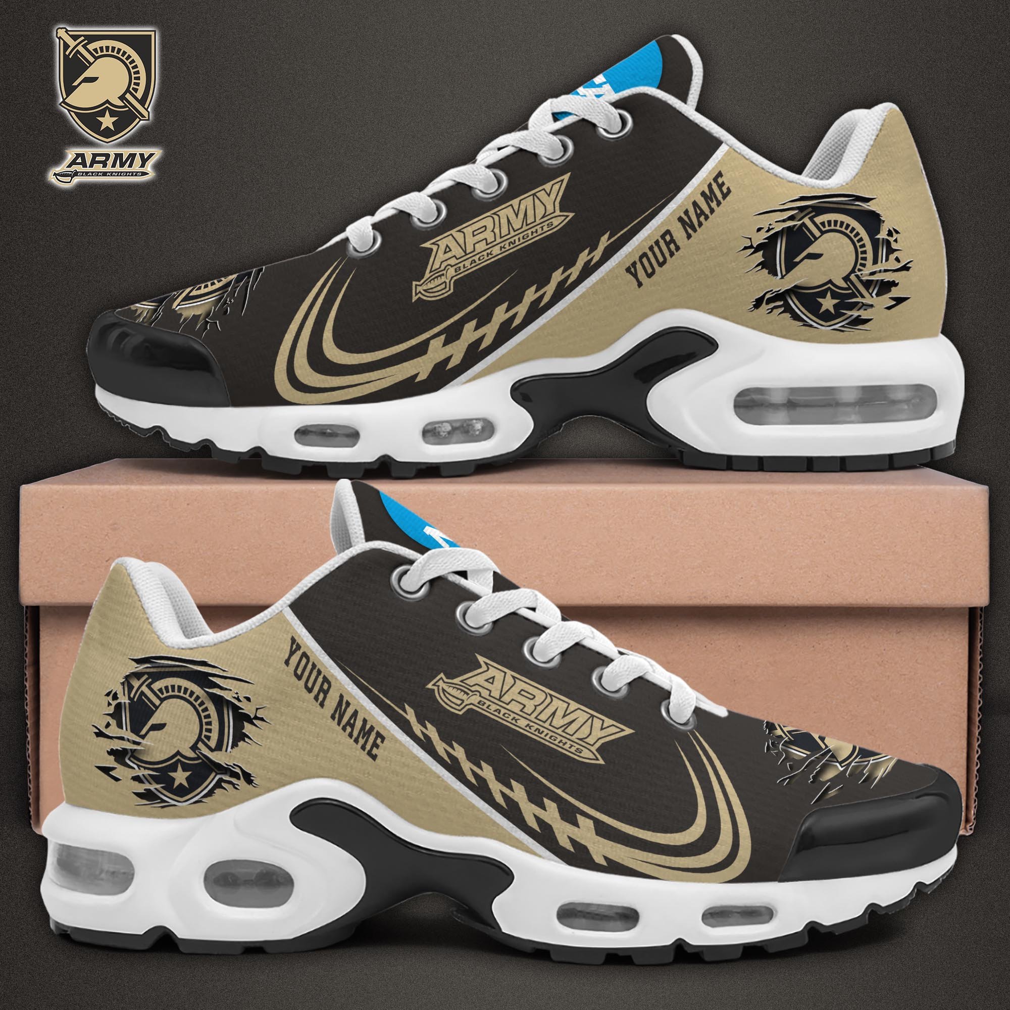 Army Black Knights TN Shoes 2025 Version Custom Name, Sport Shoes For Fan, Fan Gifts EHIVM-04141805