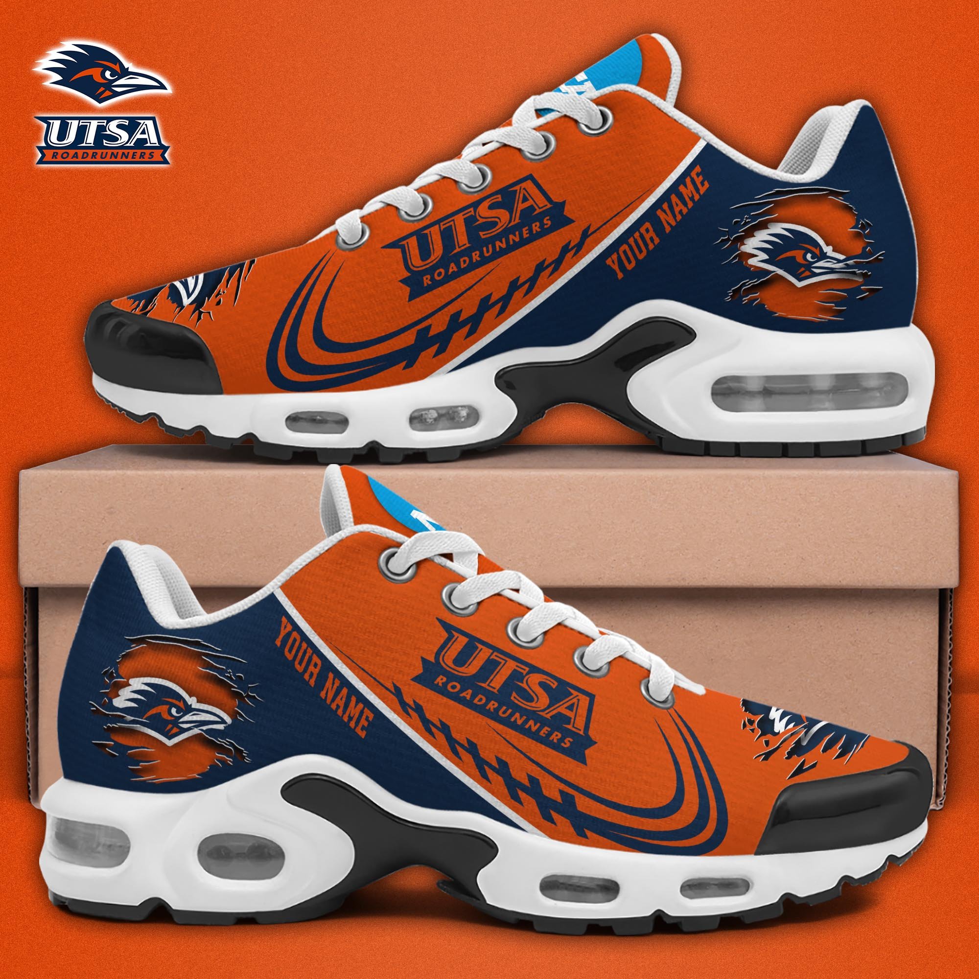 UTSA Roadrunners TN Shoes 2025 Version Custom Name, Sport Shoes For Fan, Fan Gifts EHIVM-04141805