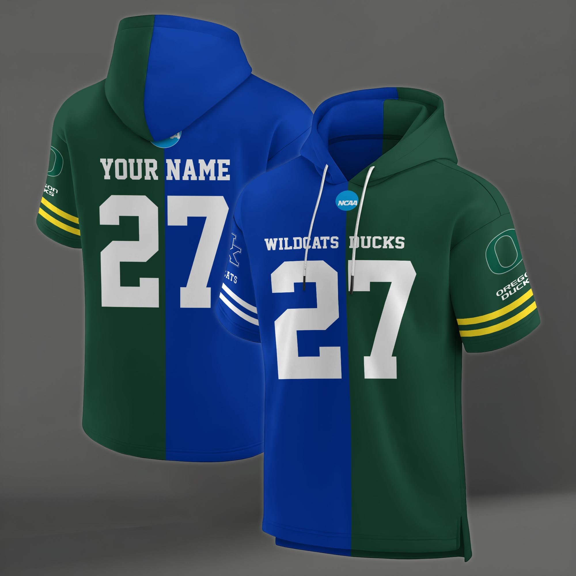 Kentucky Wildcats House Divided Hoodie Custom Name, Number And Team, Hoodie For Football Fans EHIVM-04151852 - Image 3