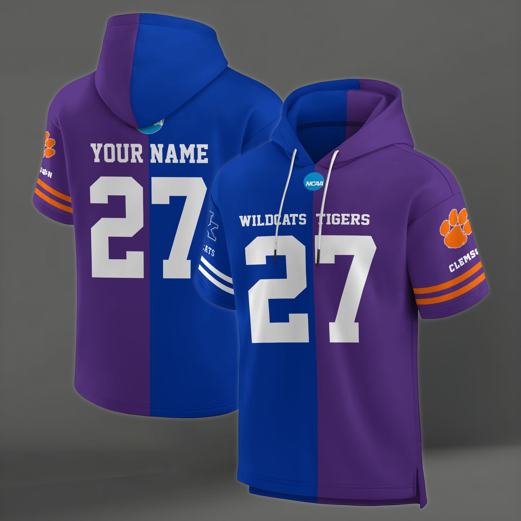 Kentucky Wildcats House Divided Hoodie Custom Name, Number And Team, Hoodie For Football Fans EHIVM-04151852 - Image 4