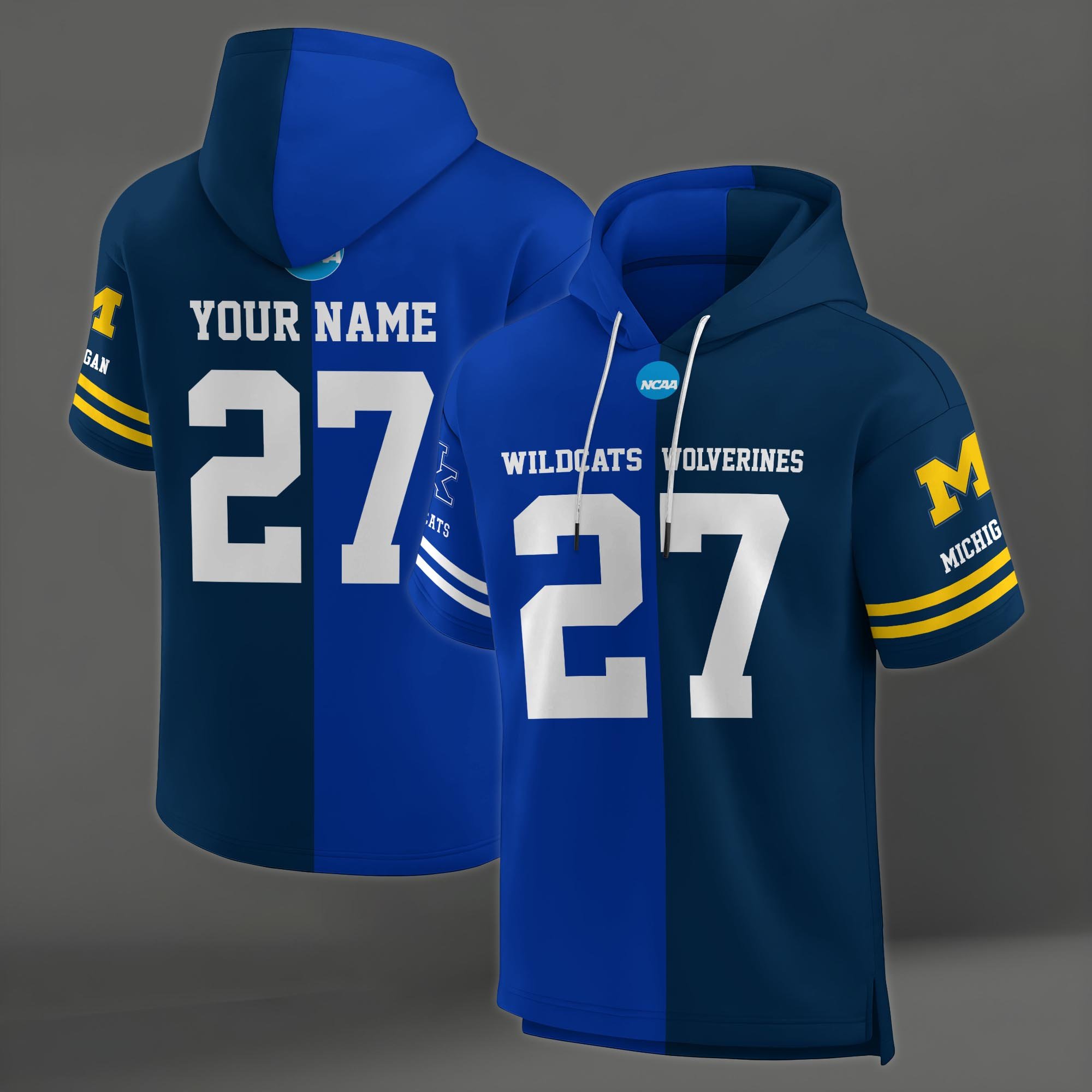 Kentucky Wildcats House Divided Hoodie Custom Name, Number And Team, Hoodie For Football Fans EHIVM-04151852 - Image 6