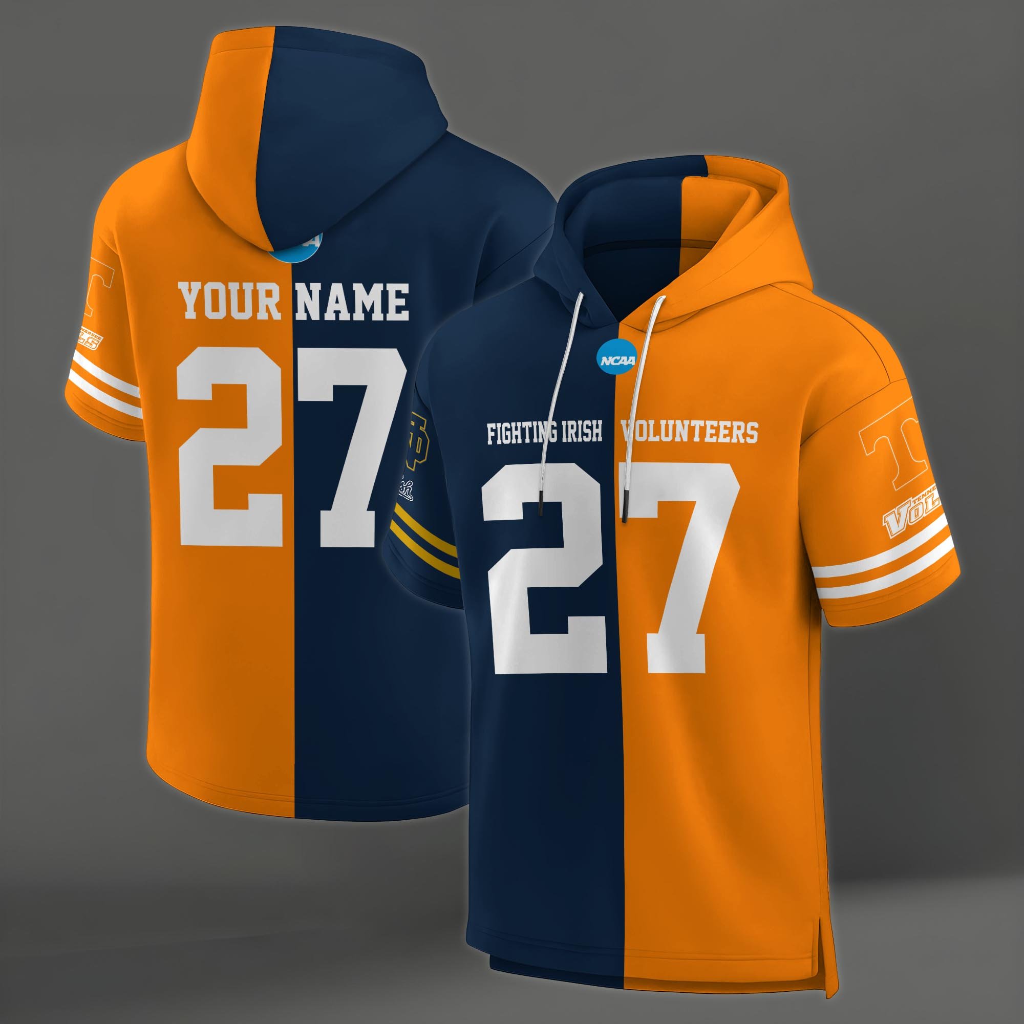 Notre Dame Fighting Irish House Divided Hoodie Custom Name, Number And Team, Hoodie For Football Fans EHIVM-04151852 - Image 9