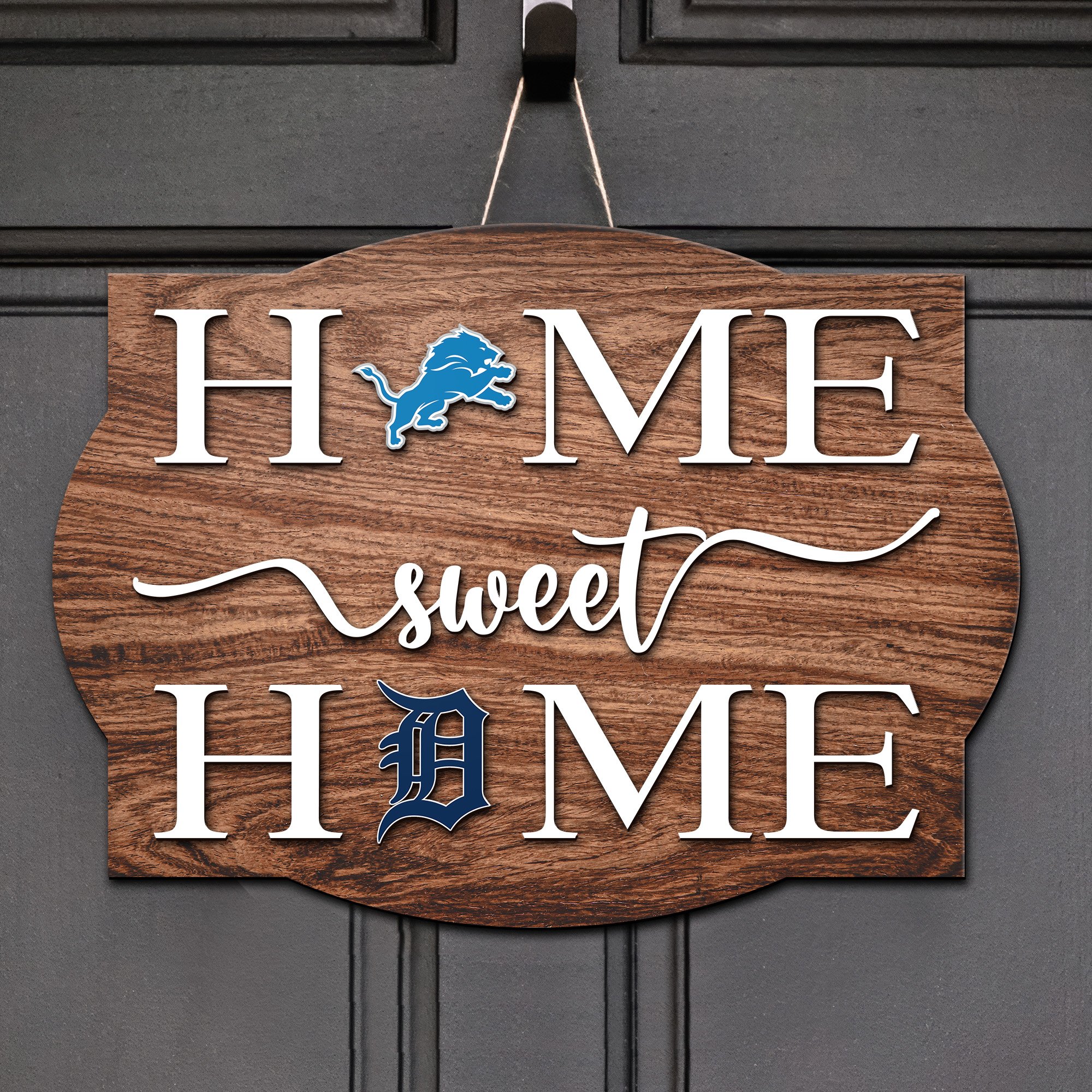 Alternative view of Home Sweet Home Custom Shape Wooden Sign Custom Team, Sport Sign , Home Decorations ETRG-04151823