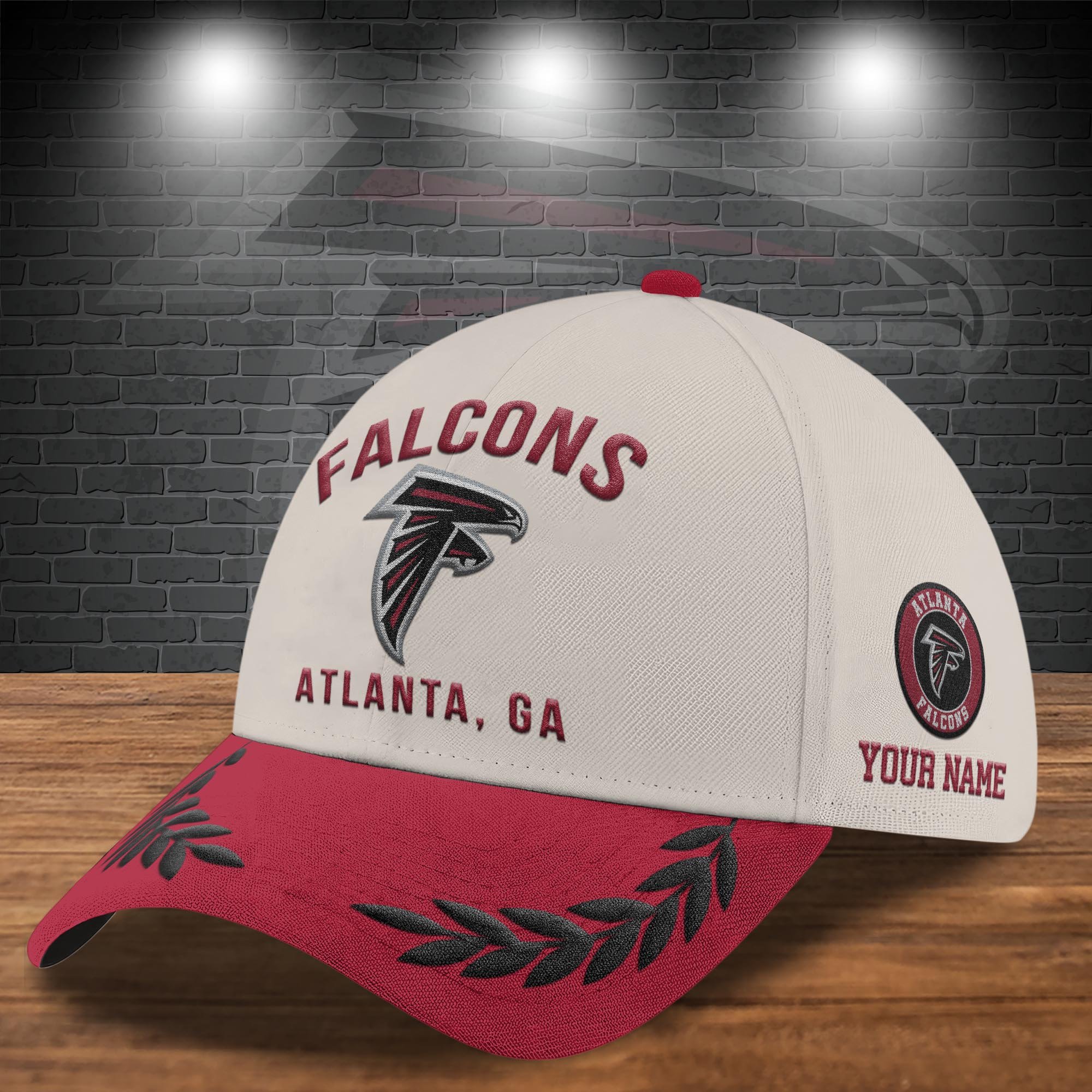 Alternative view of Atlanta Falcons Cap New 2025 Version Custom Your Name, Sport Team Cap, Sport Gift For Fans EHIVM-04091704N