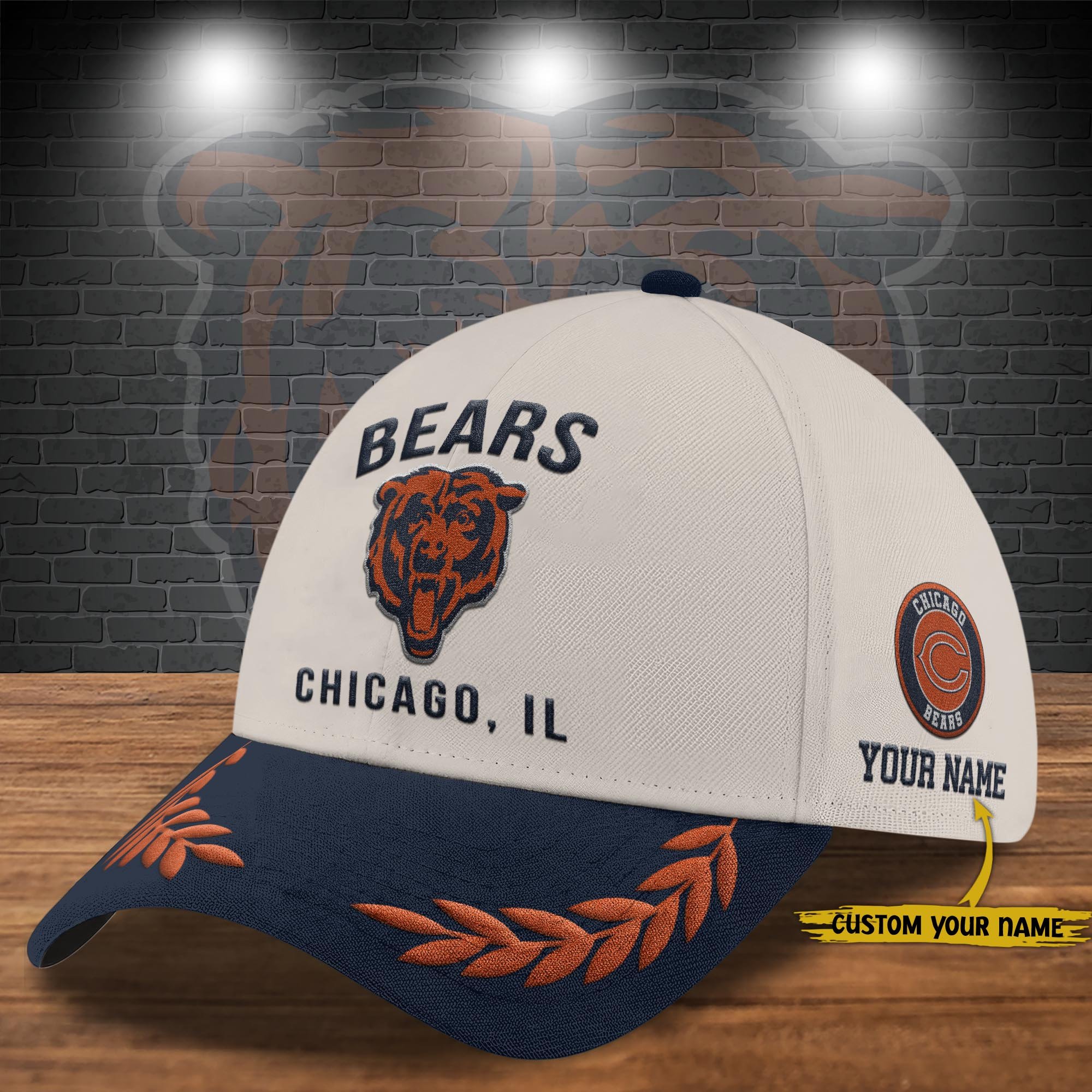Chicago Bears Cap New 2025 Version Custom Your Name, Sport Team Cap, Sport Gift For Fans EHIVM-04091704N