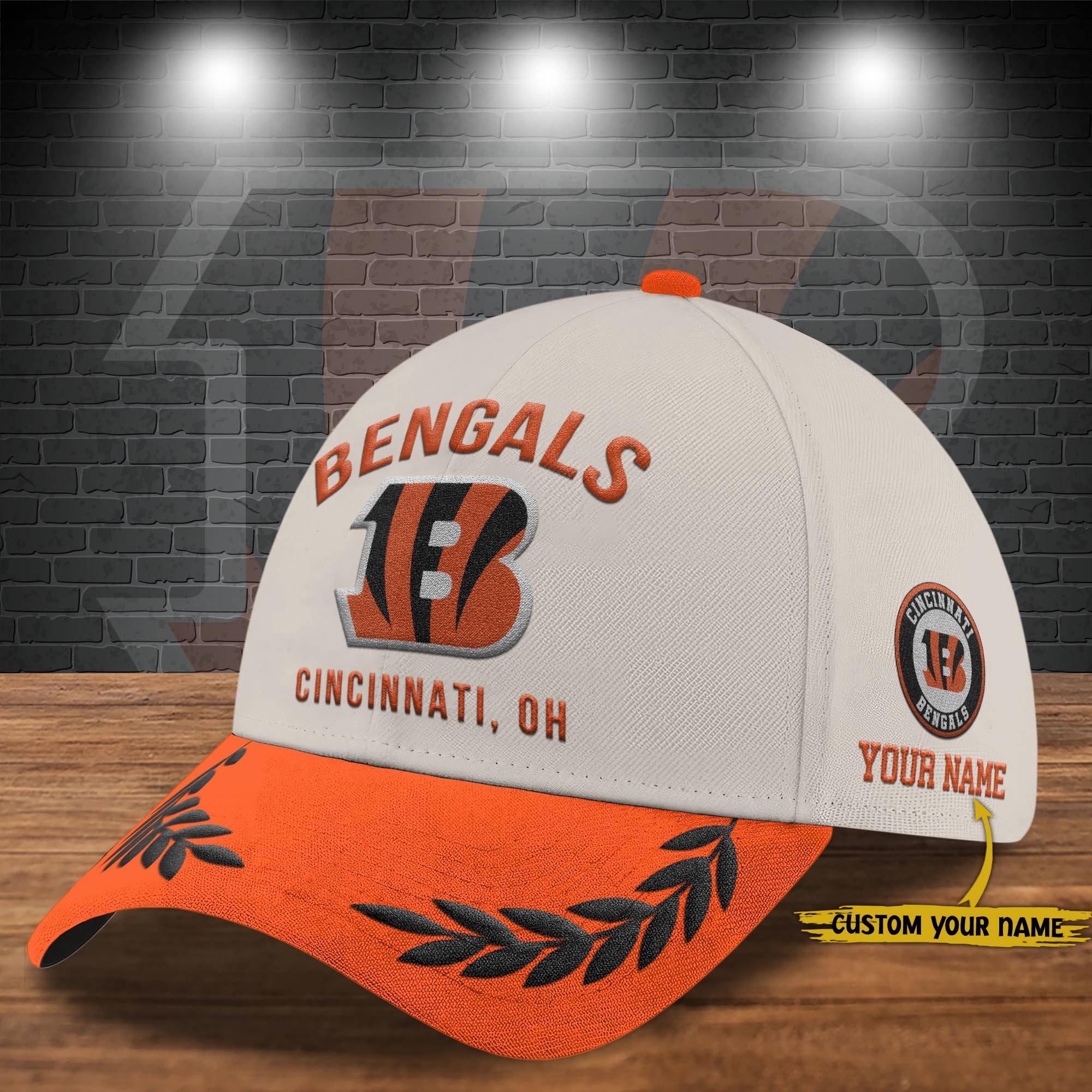 Cincinnati Bengals Cap New 2025 Version Custom Your Name, Sport Team Cap, Sport Gift For Fans EHIVM-04091704N