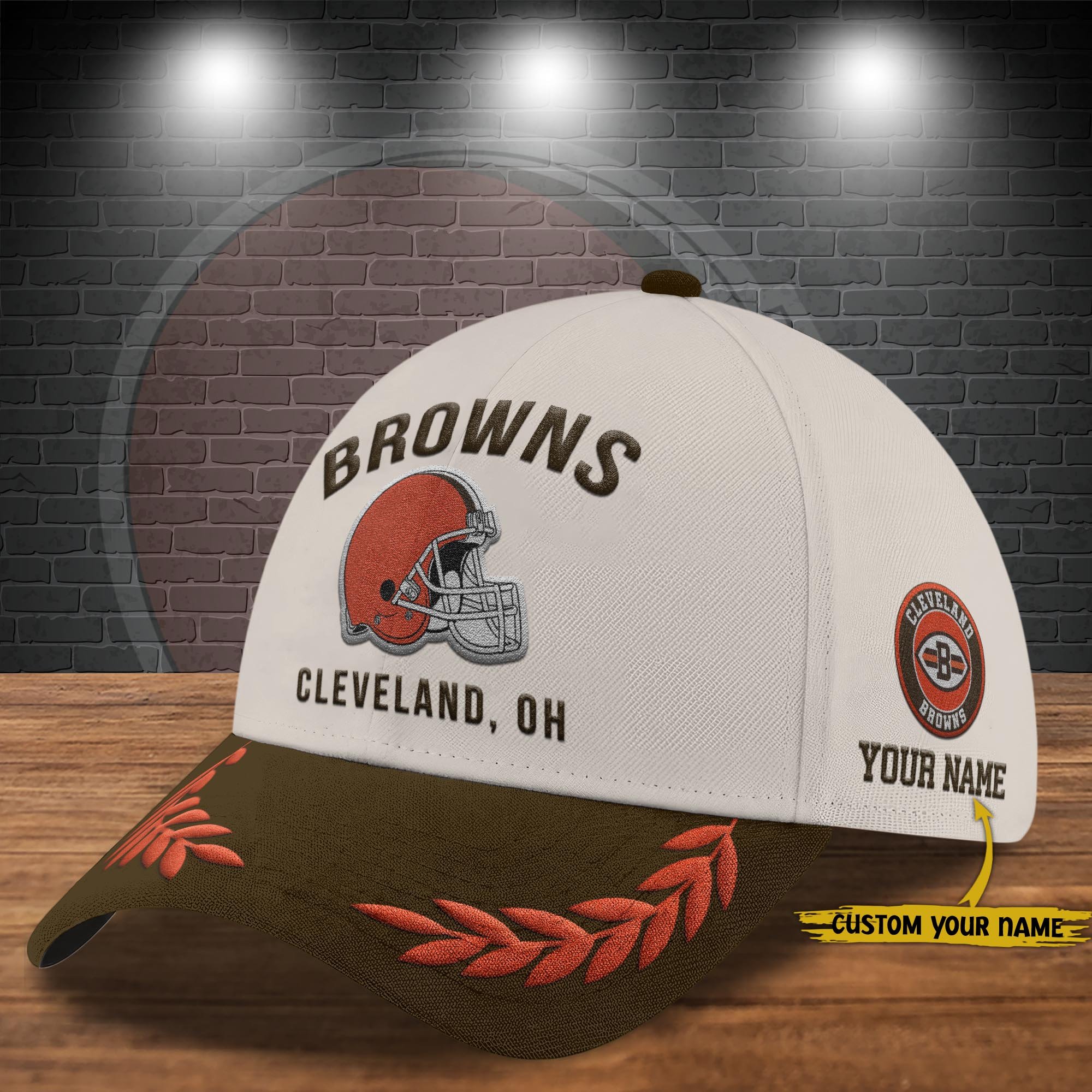 Cleveland Browns Cap New 2025 Version Custom Your Name, Sport Team Cap, Sport Gift For Fans EHIVM-04091704N