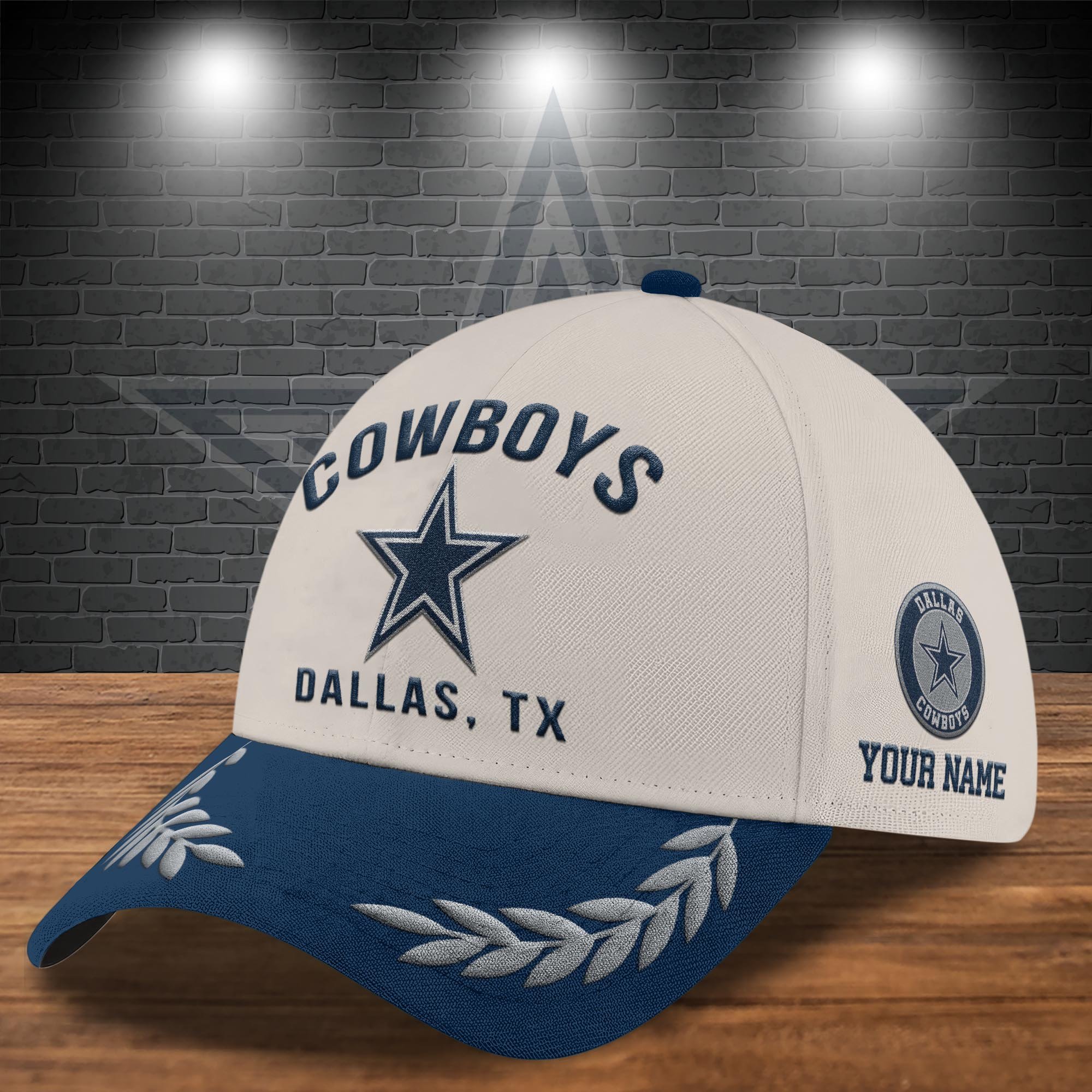 Alternative view of Dallas Cowboys Cap New 2025 Version Custom Your Name, Sport Team Cap, Sport Gift For Fans EHIVM-04091704N