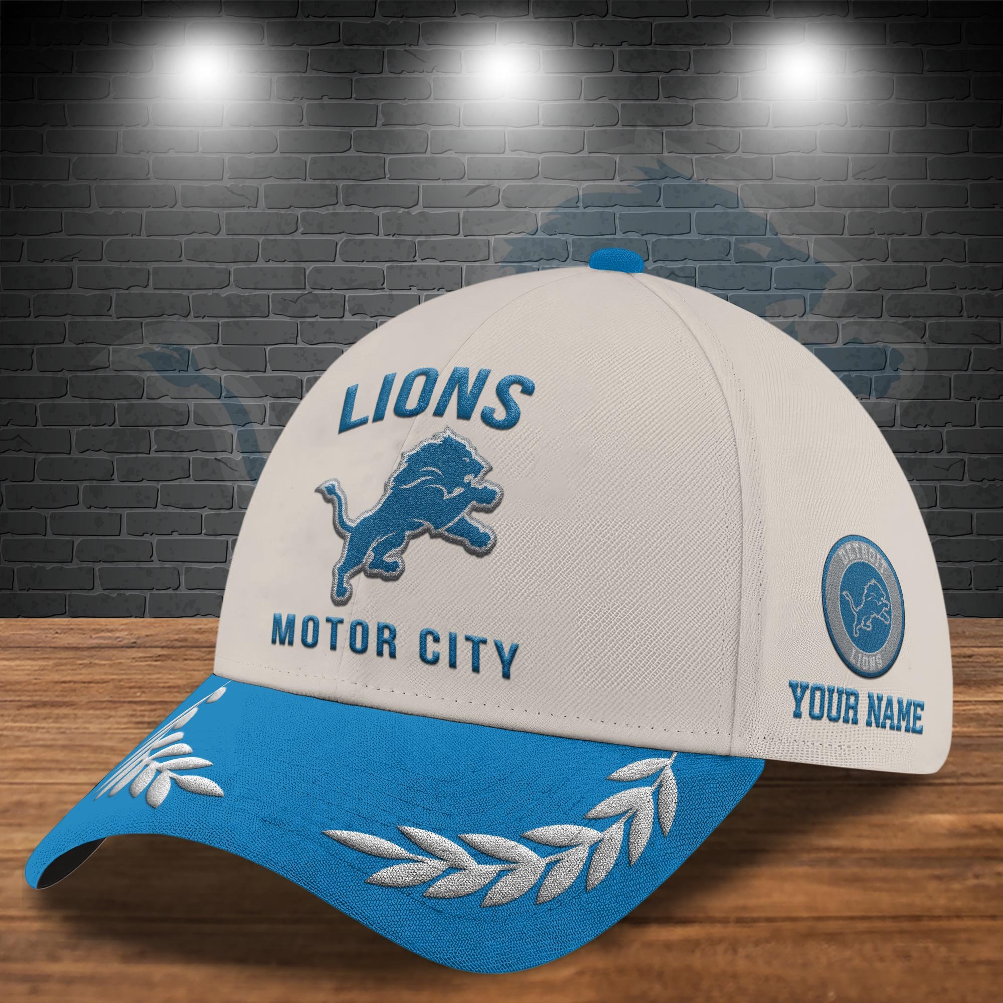 Alternative view of Detroit Lions Cap New 2025 Version Custom Your Name, Sport Team Cap, Sport Gift For Fans EHIVM-04091704N