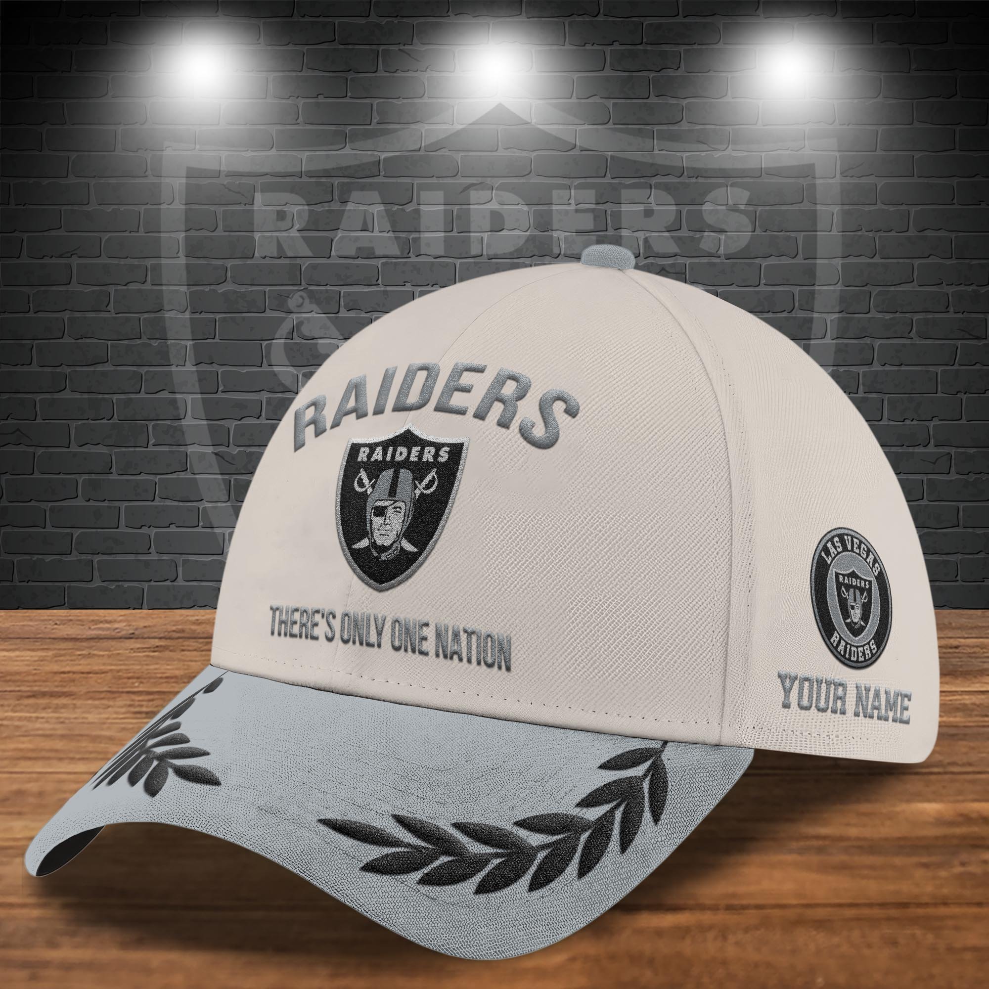 Alternative view of Las Vegas Raiders Cap New 2025 Version Custom Your Name, Sport Team Cap, Sport Gift For Fans EHIVM-04091704N
