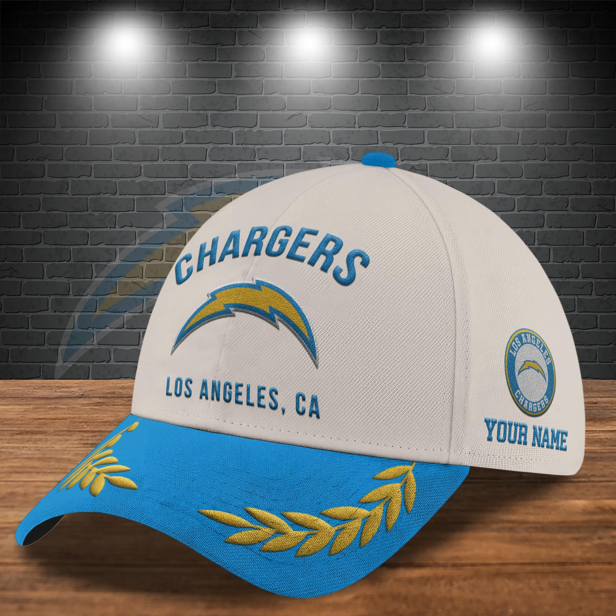 Alternative view of Los Angeles Chargers Cap New 2025 Version Custom Your Name, Sport Team Cap, Sport Gift For Fans EHIVM-04091704N