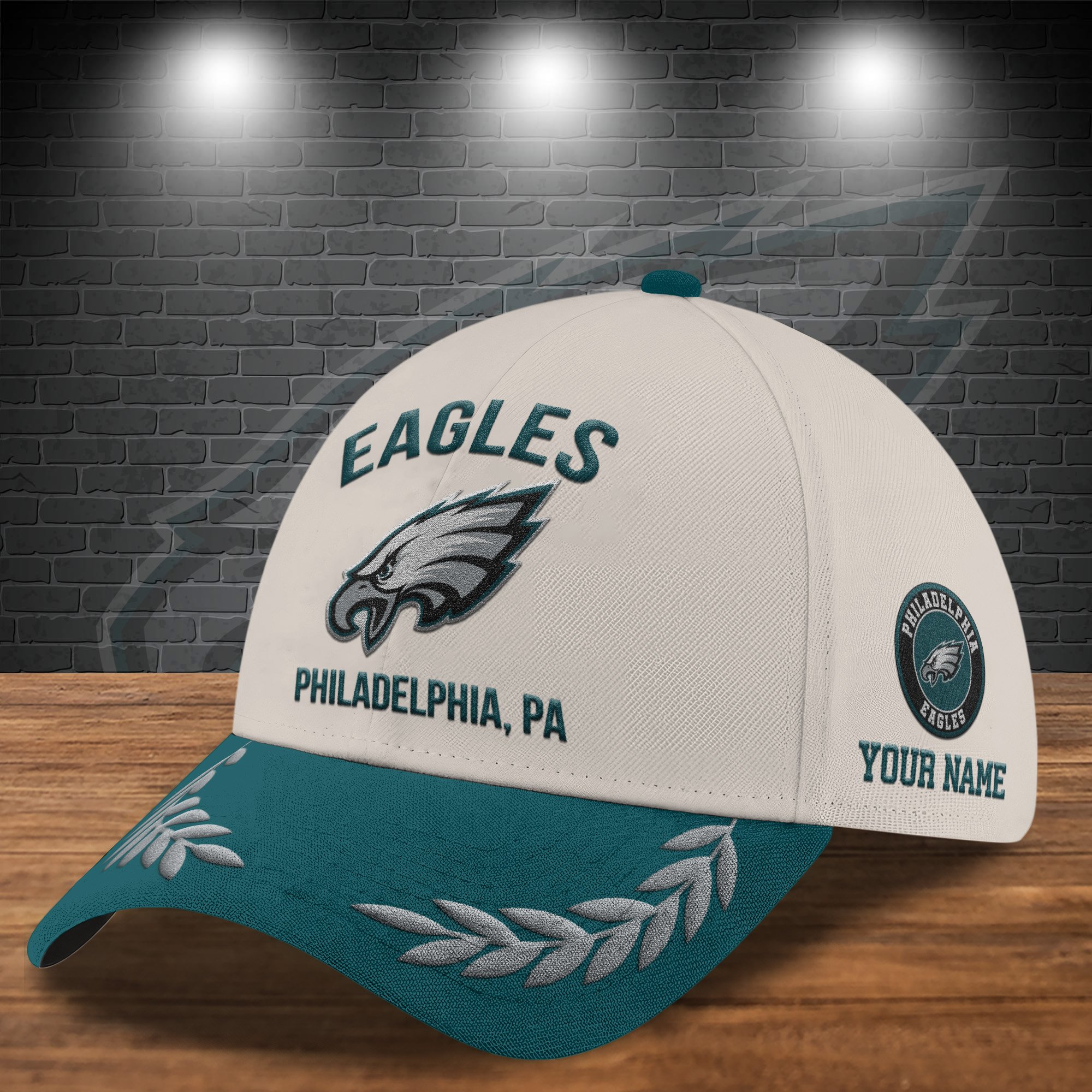 Alternative view of Philadelphia Eagles Cap New 2025 Version Custom Your Name, Sport Team Cap, Sport Gift For Fans EHIVM-04091704N