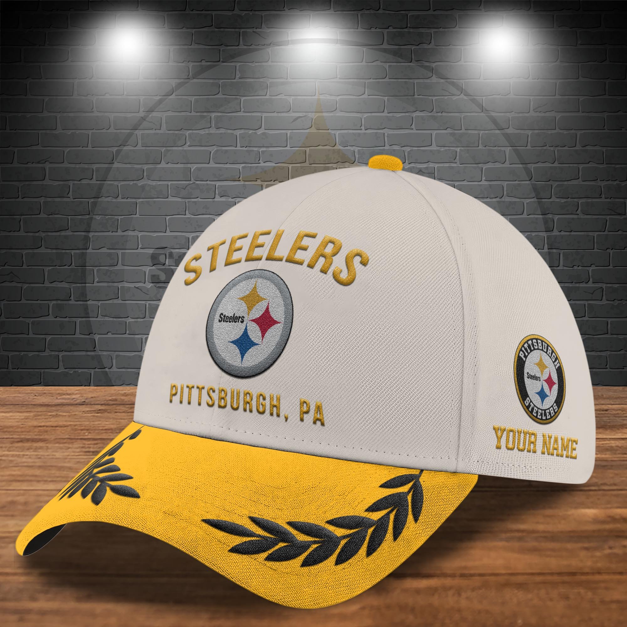 Alternative view of Pittsburgh Steelers Cap New 2025 Version Custom Your Name, Sport Team Cap, Sport Gift For Fans EHIVM-04091704N
