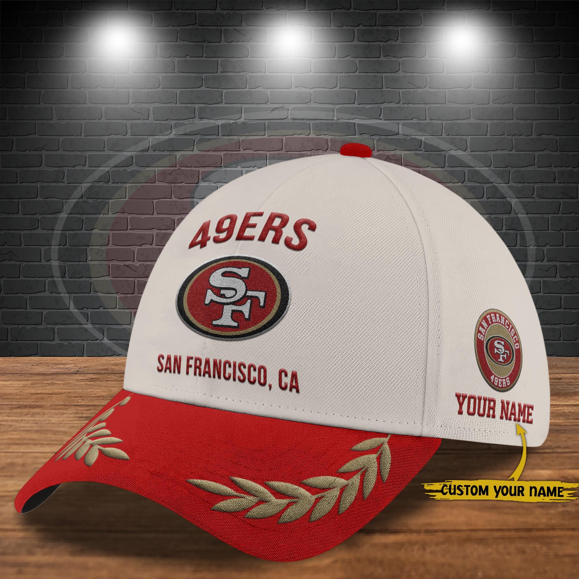 San Francisco 49ers Cap New 2025 Version Custom Your Name, Sport Team Cap, Sport Gift For Fans EHIVM-04091704N