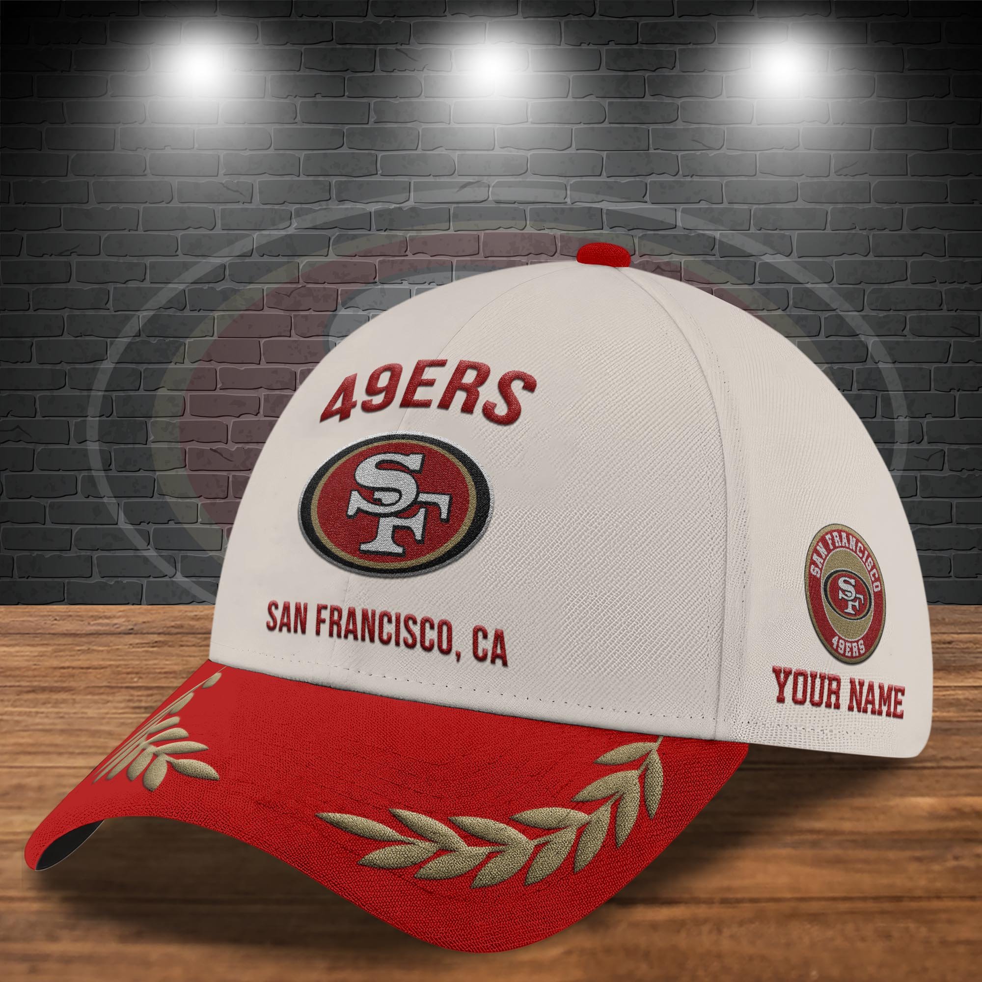 Alternative view of San Francisco 49ers Cap New 2025 Version Custom Your Name, Sport Team Cap, Sport Gift For Fans EHIVM-04091704N