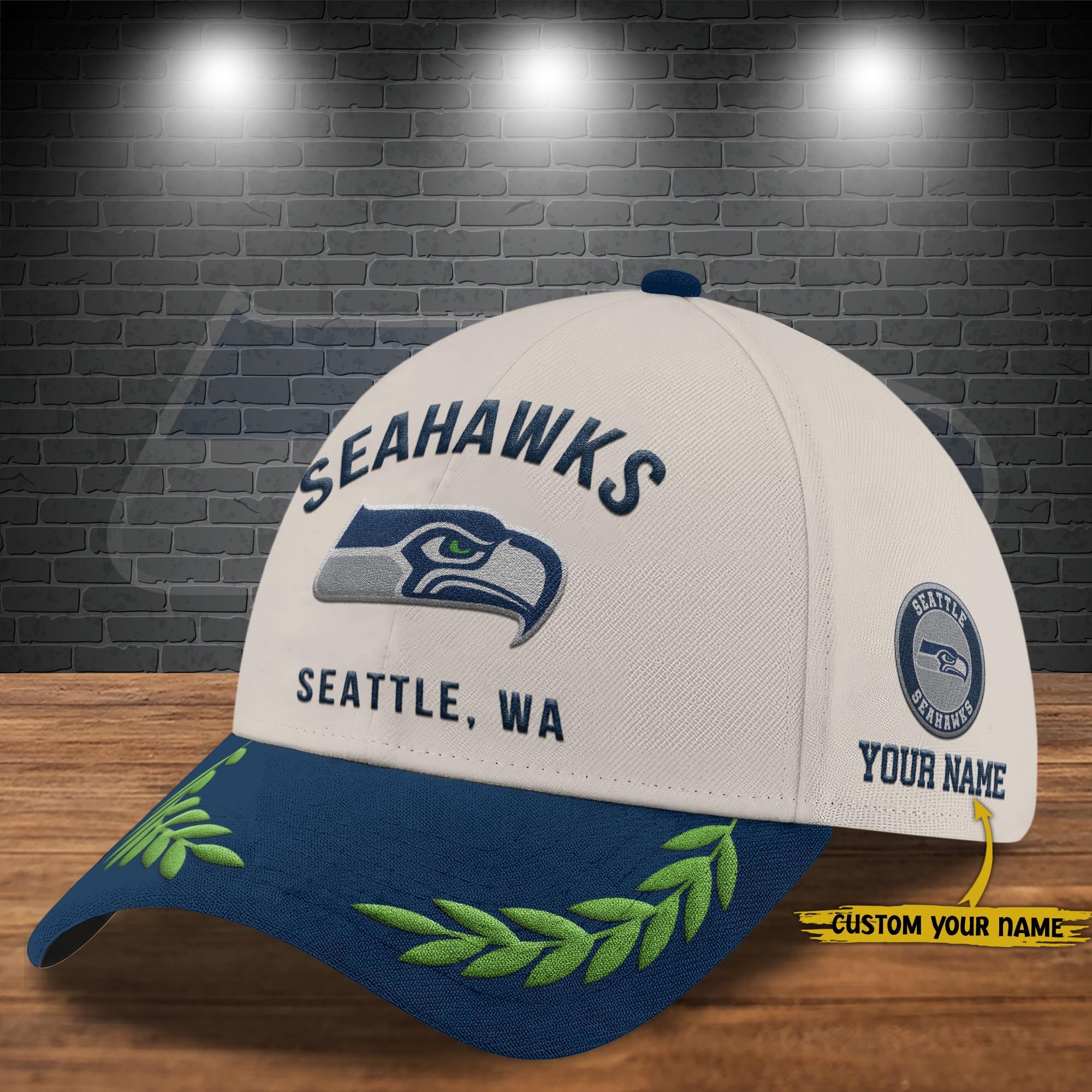 Seattle Seahawks Cap New 2025 Version Custom Your Name, Sport Team Cap, Sport Gift For Fans EHIVM-04091704N