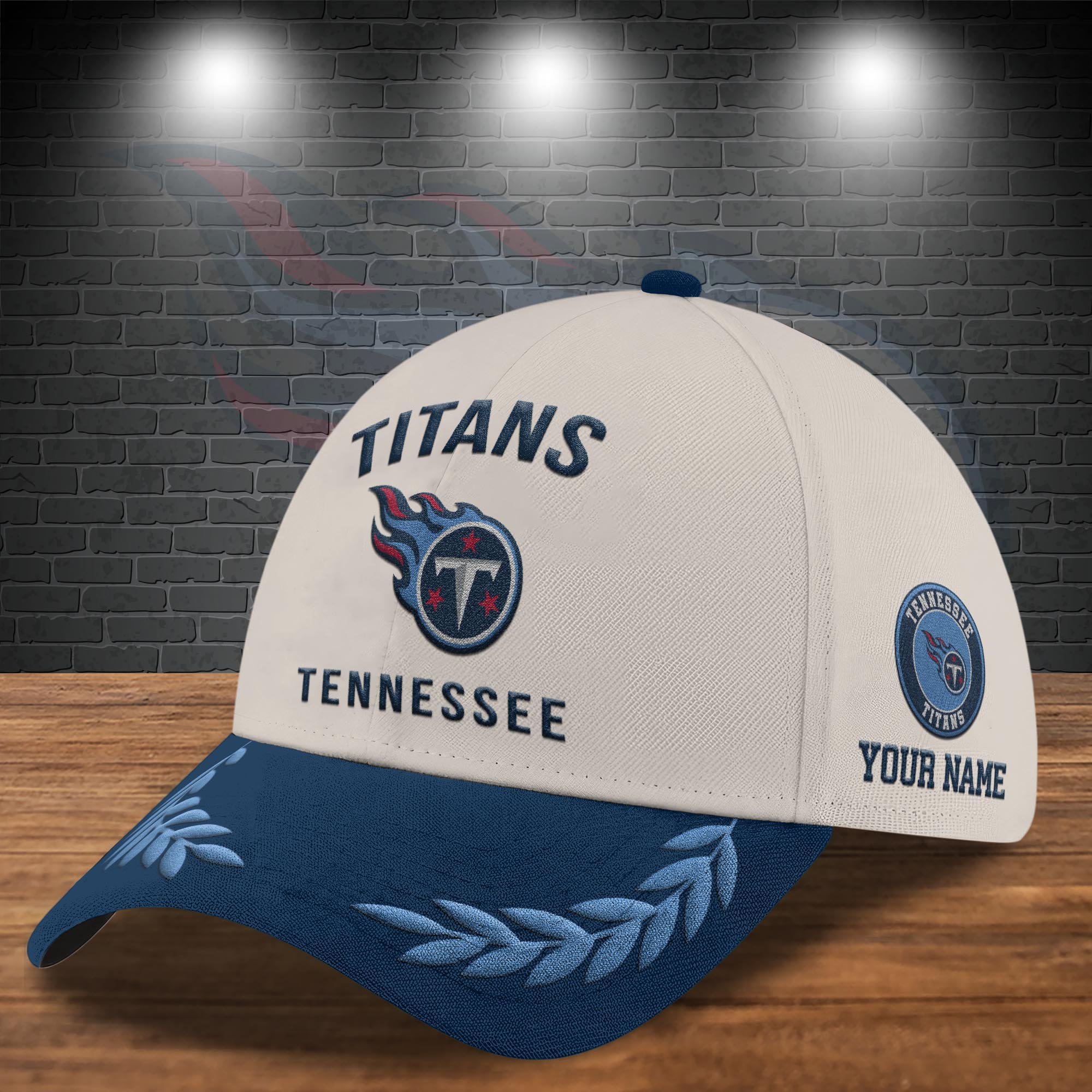 Alternative view of Tennessee Titans Cap New 2025 Version Custom Your Name, Sport Team Cap, Sport Gift For Fans EHIVM-04091704N