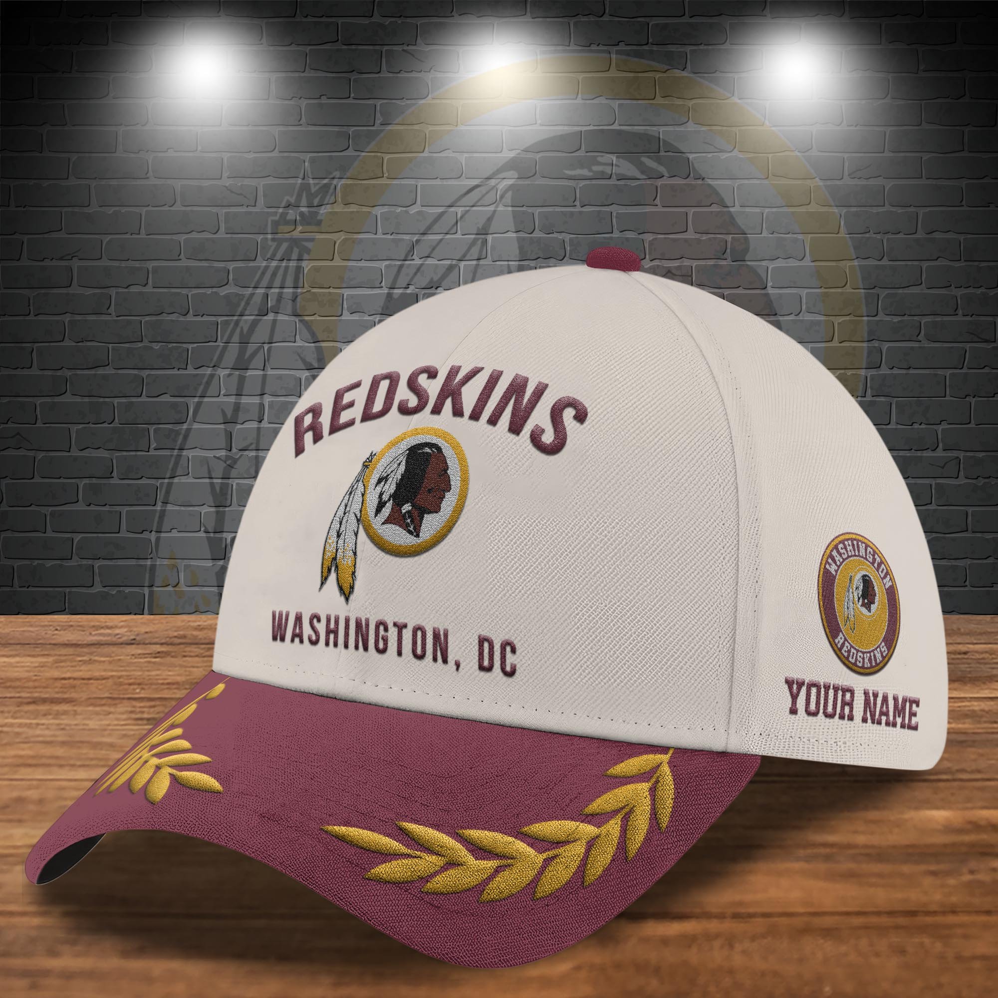 Alternative view of Washington Redskins Cap New 2025 Version Custom Your Name, Sport Team Cap, Sport Gift For Fans EHIVM-04091704N