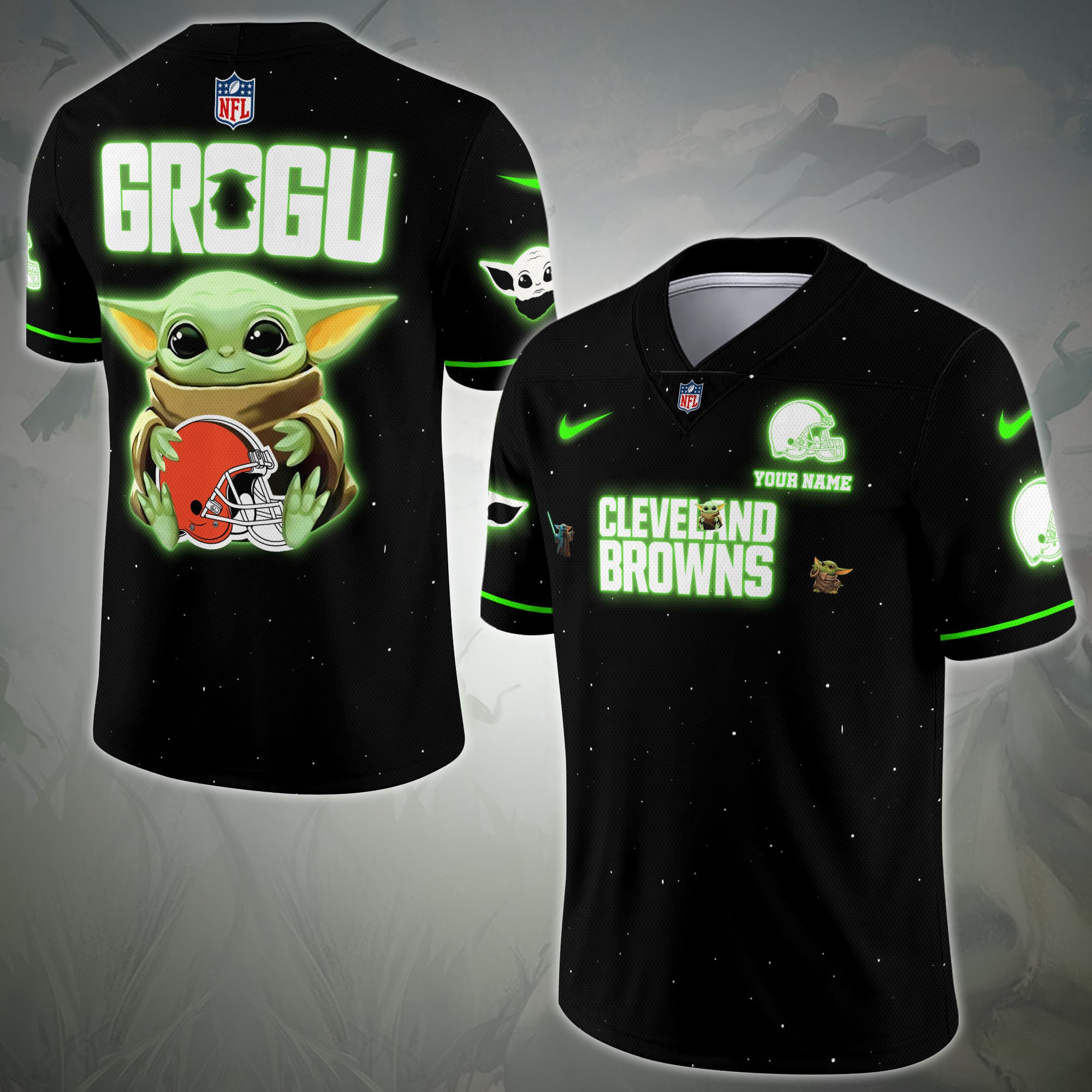 Cleveland Browns Sport Team Vneck Football Jersey Custom Name, Sport Team Shirt For Fan, Sport Gifts ETRG-04171881