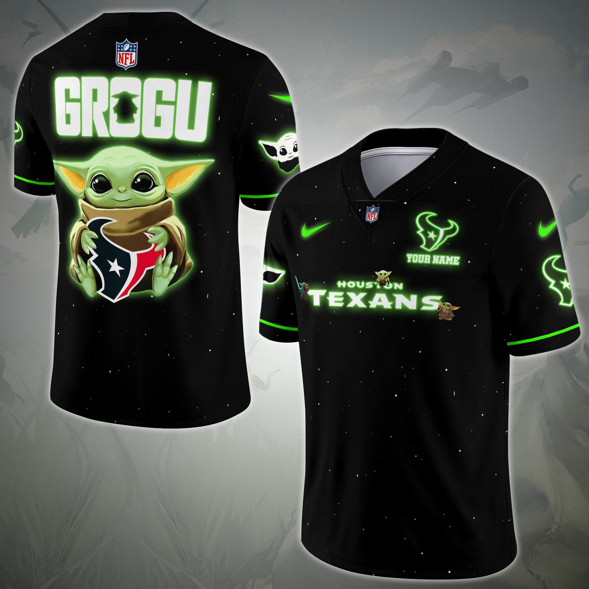 Houston Texans Sport Team Vneck Football Jersey Custom Name, Sport Team Shirt For Fan, Sport Gifts ETRG-04171881