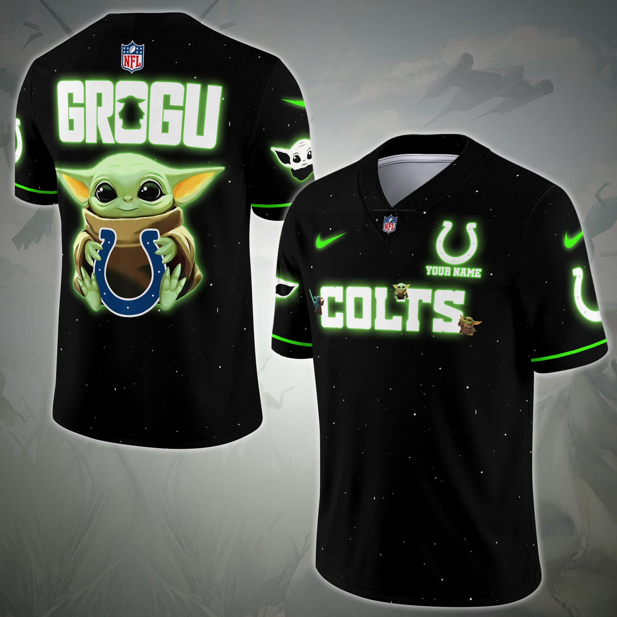 Indianapolis Colts Sport Team Vneck Football Jersey Custom Name, Sport Team Shirt For Fan, Sport Gifts ETRG-04171881