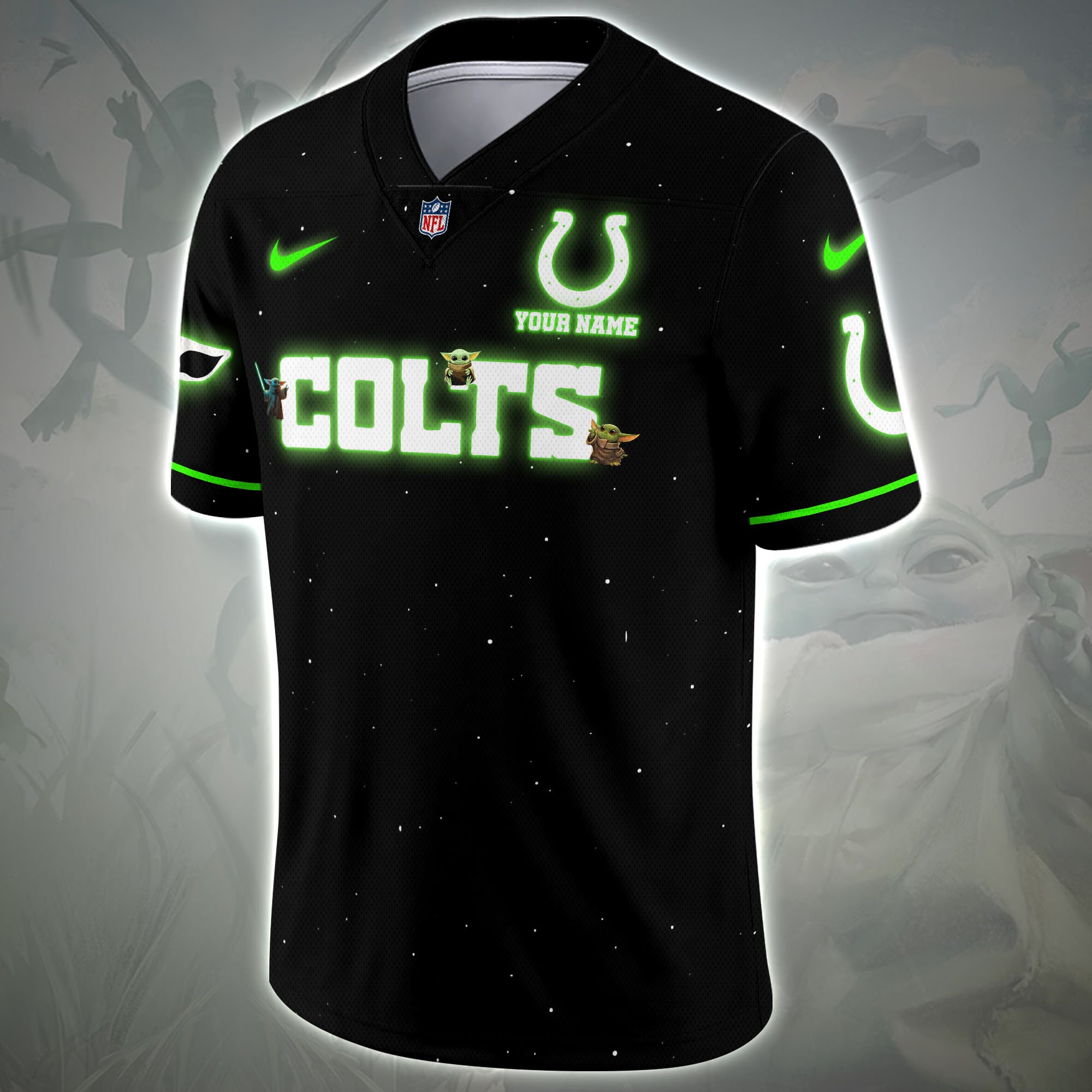 Alternative view of Indianapolis Colts Sport Team Vneck Football Jersey Custom Name, Sport Team Shirt For Fan, Sport Gifts ETRG-04171881