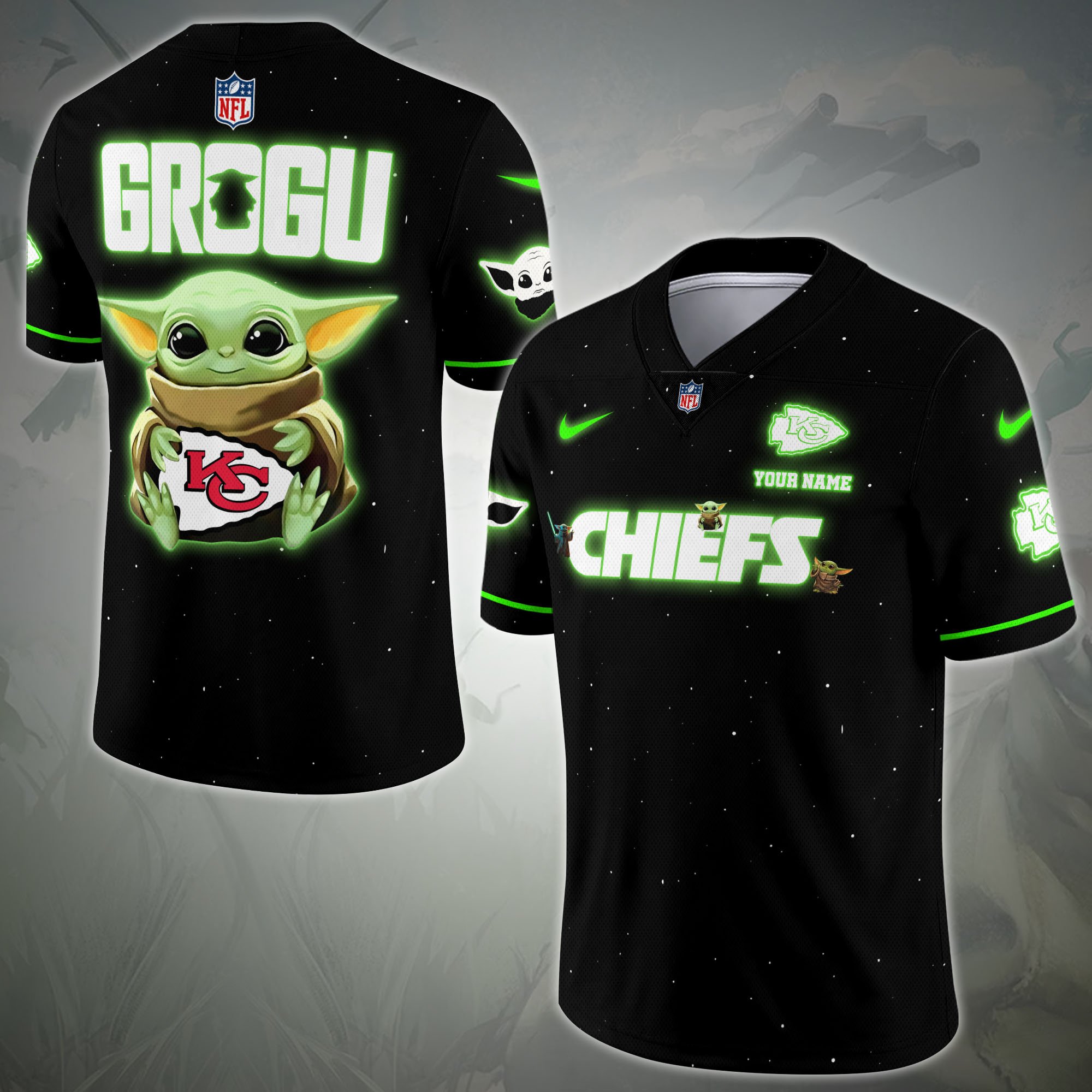 Kansas City Chiefs Sport Team Vneck Football Jersey Custom Name, Sport Team Shirt For Fan, Sport Gifts ETRG-04171881