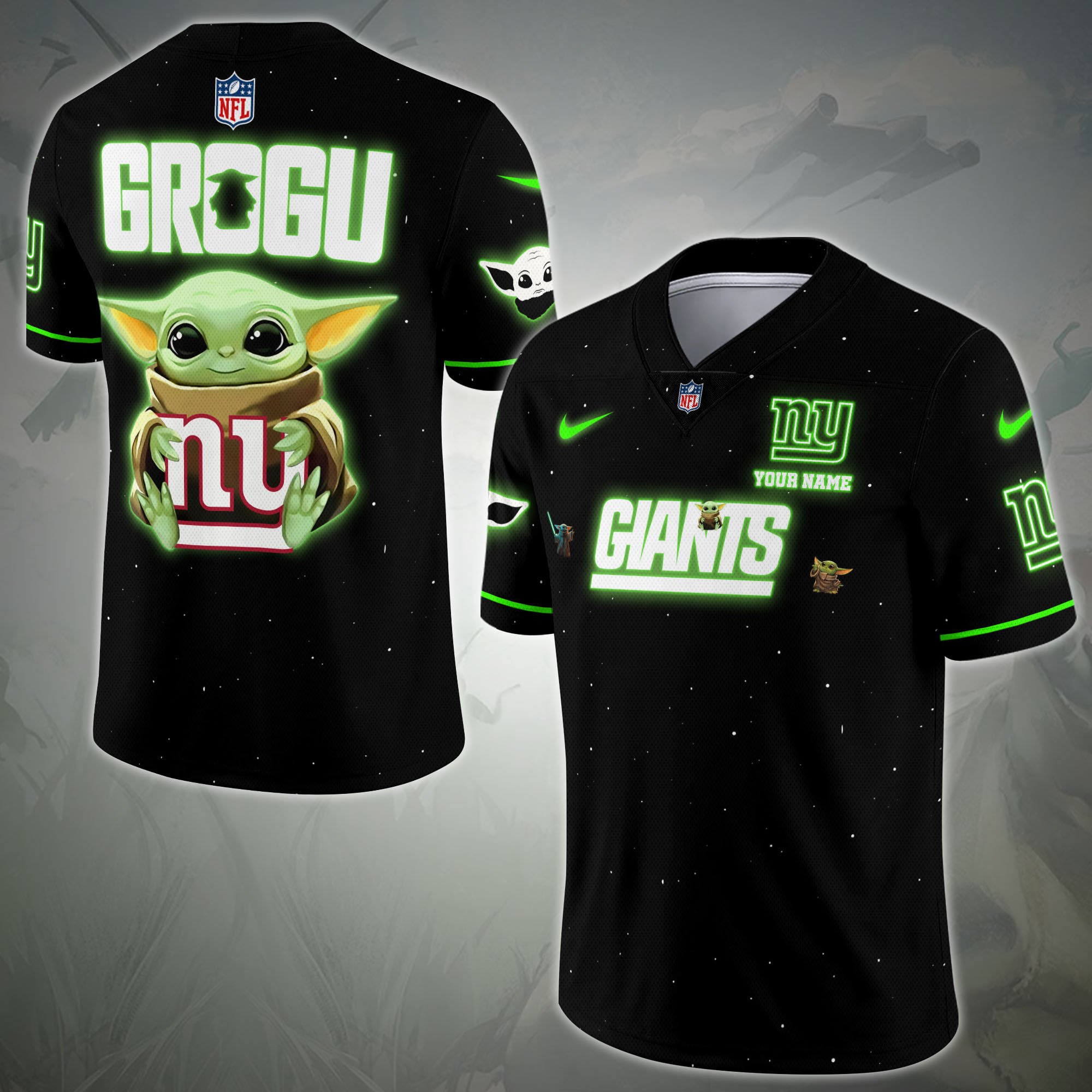 New York Giants Sport Team Vneck Football Jersey Custom Name, Sport Team Shirt For Fan, Sport Gifts ETRG-04171881