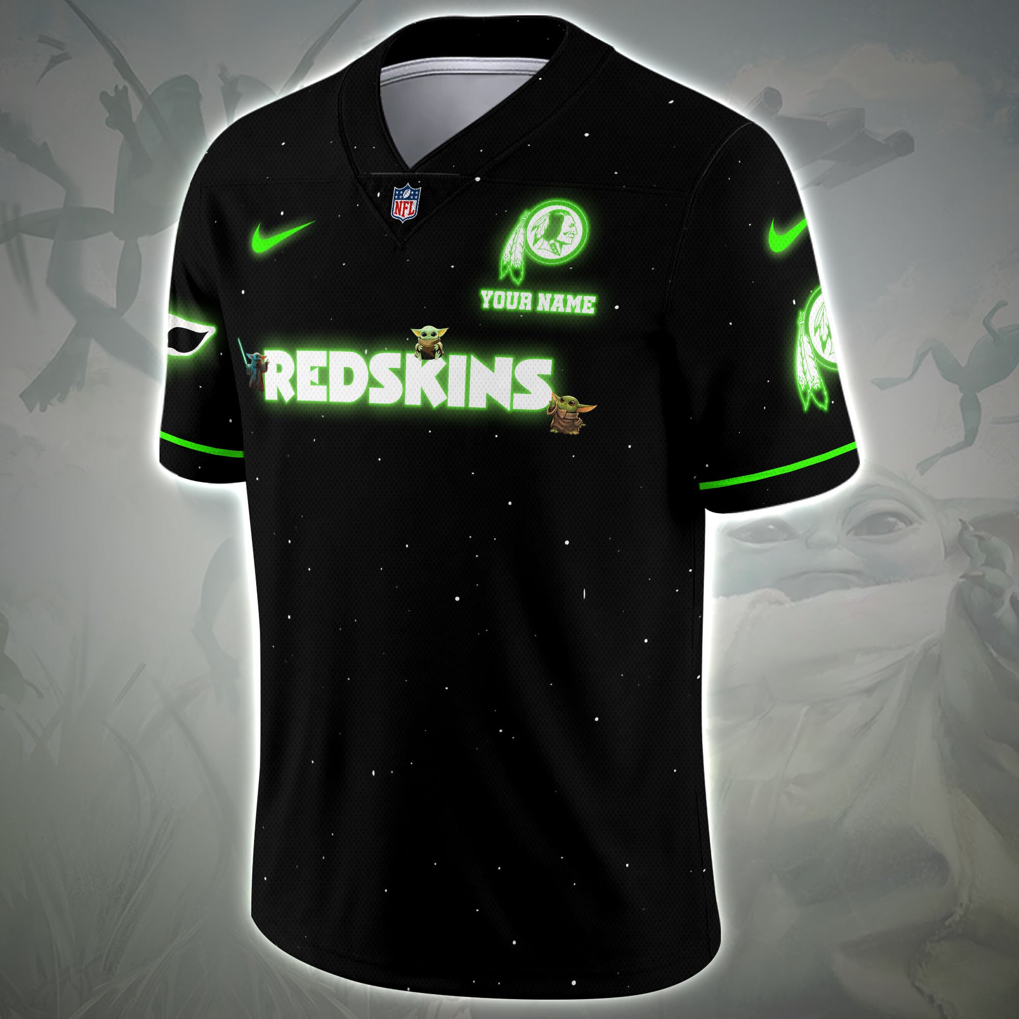 Alternative view of Washington Redskins Sport Team Vneck Football Jersey Custom Name, Sport Team Shirt For Fan, Sport Gifts ETRG-04171881